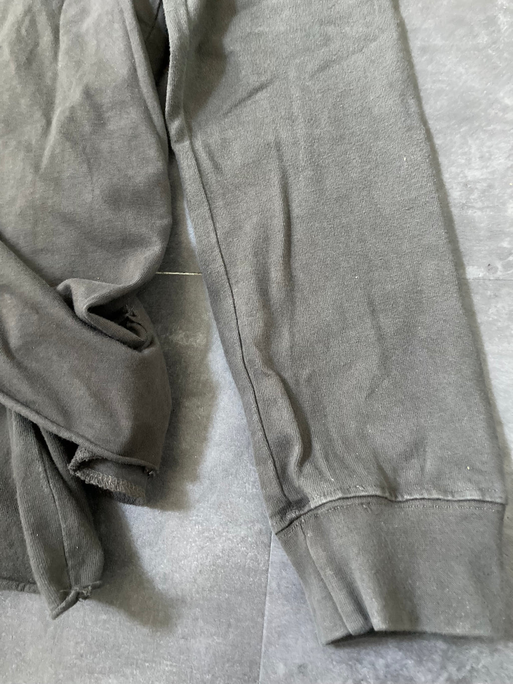 SLAB Triple Layer Leather Sweatshirt