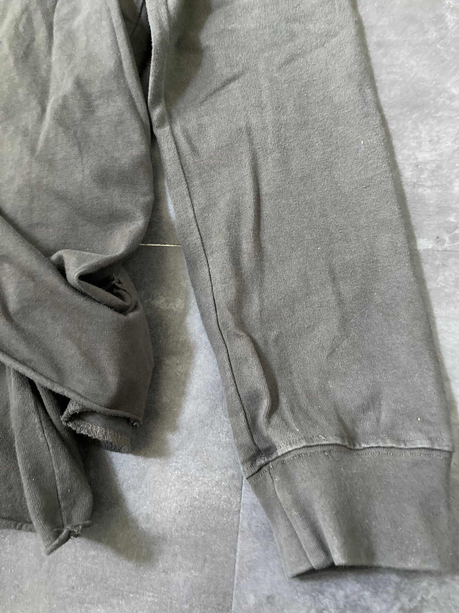 SLAB Triple Layer Leather Sweatshirt