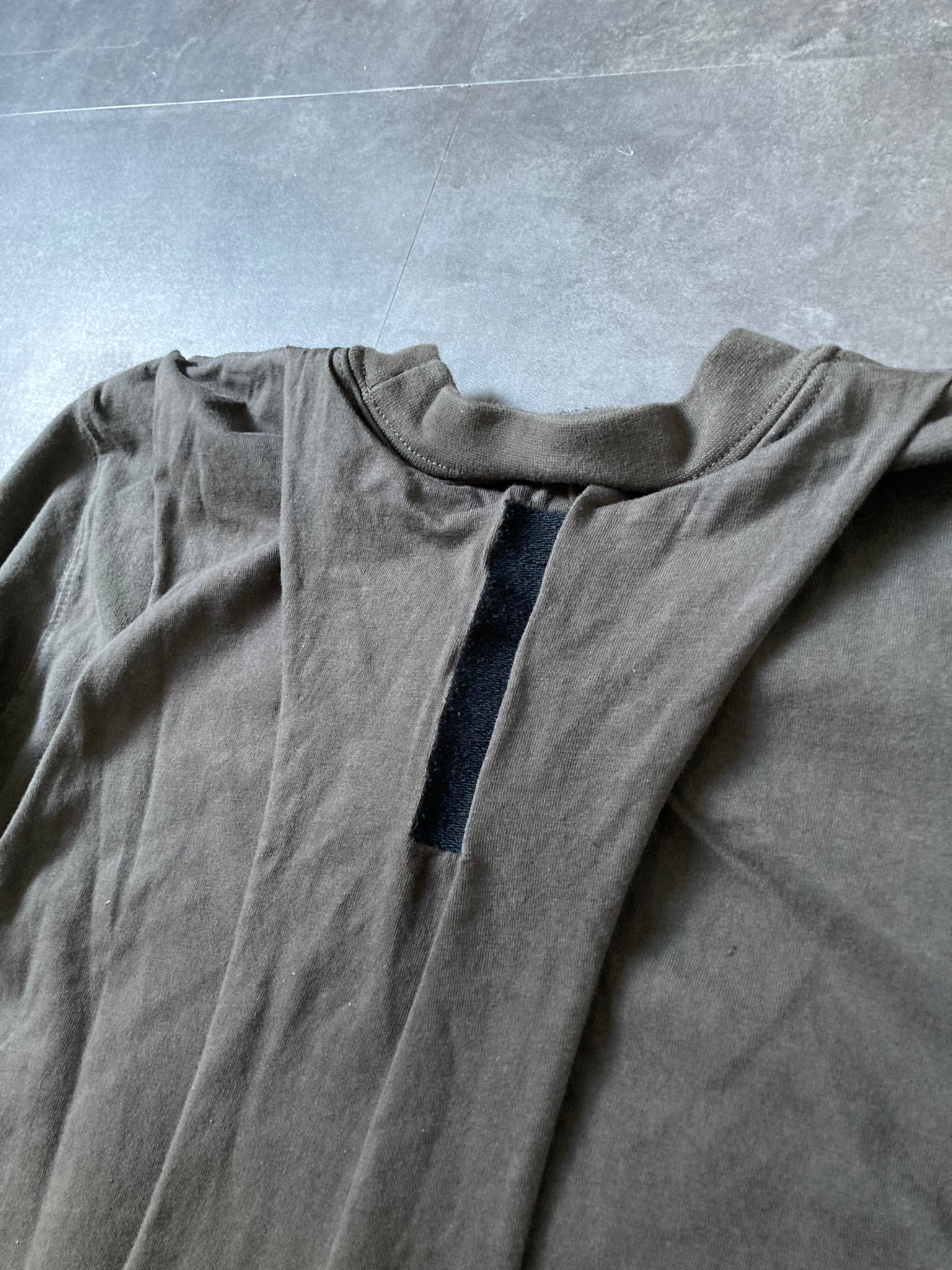 SLAB Triple Layer Leather Sweatshirt