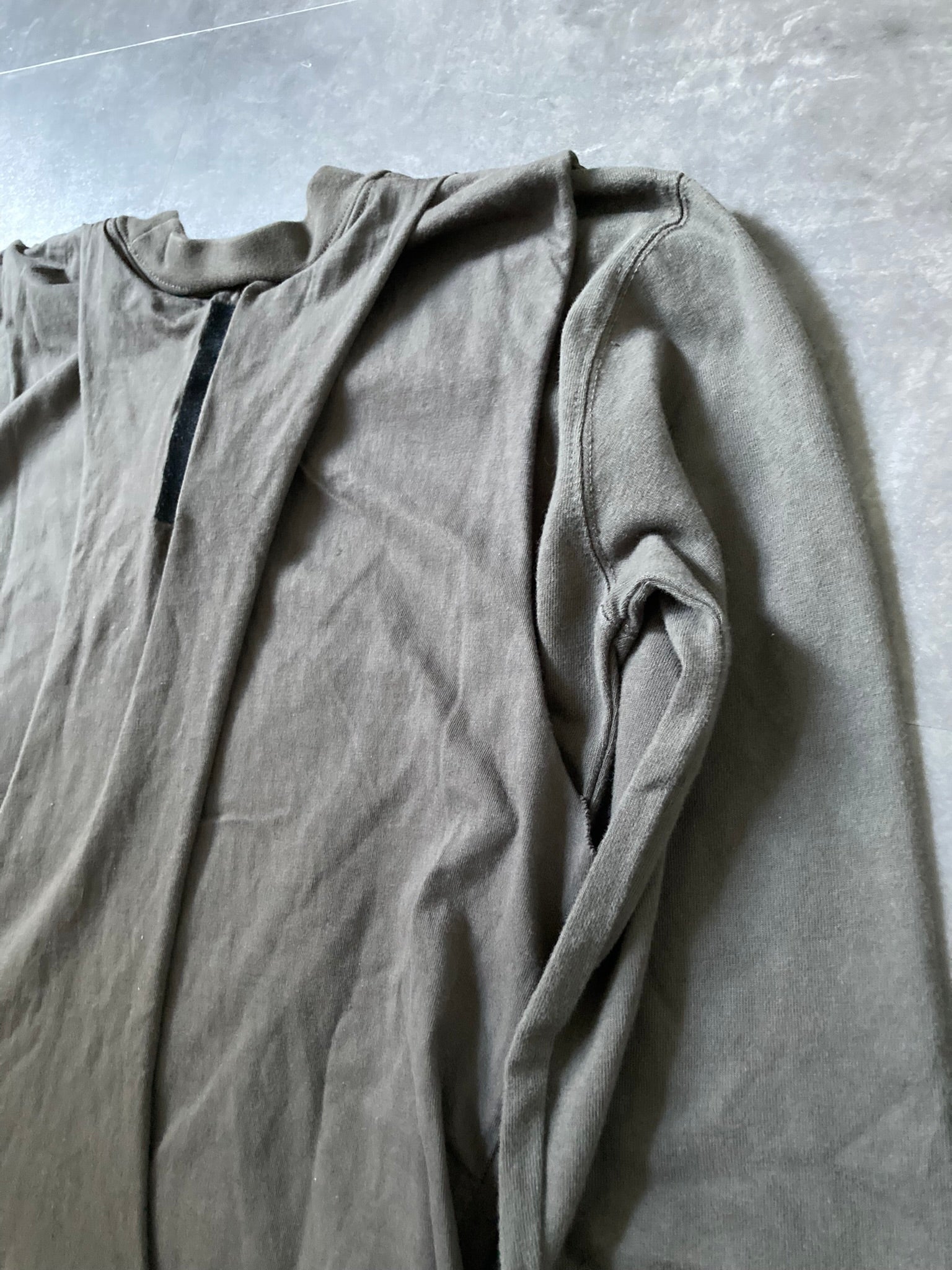 SLAB Triple Layer Leather Sweatshirt