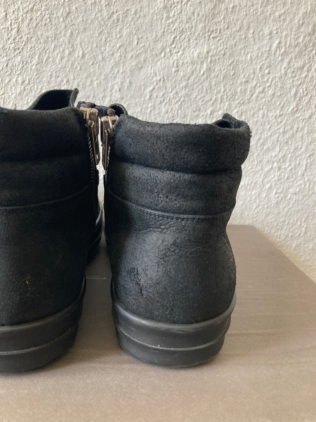 F/W 15 „SPHINX“ Triple Black Reverse Leather Island Dunks