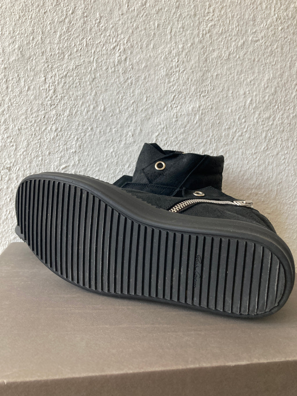 F/W 15 „SPHINX“ Triple Black Reverse Leather Island Dunks