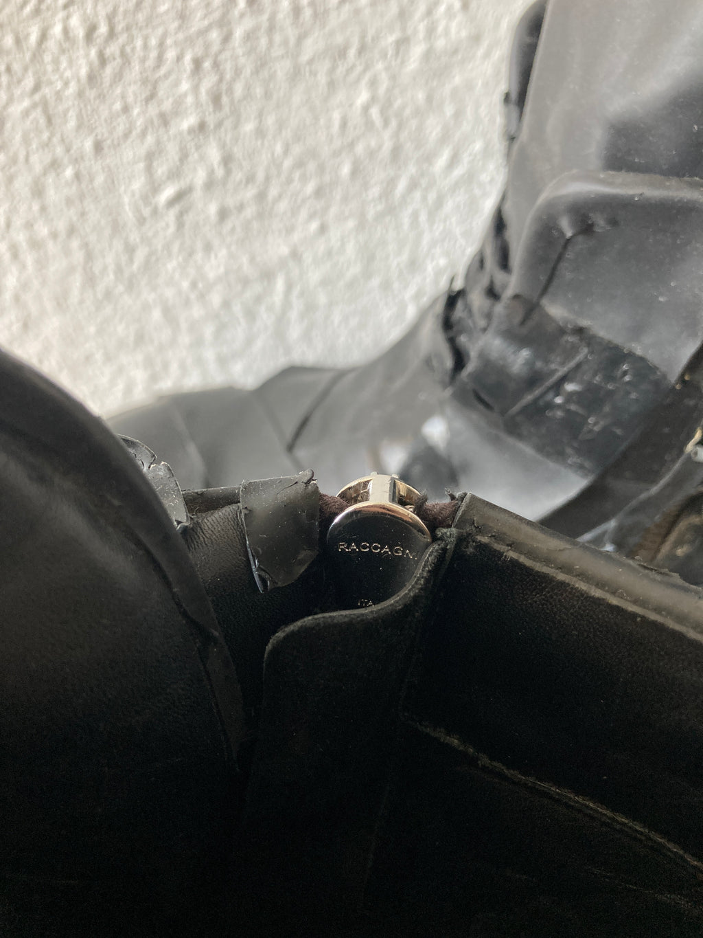 F/W 20 „PERFORMA“ Rubber Tape Mummy Geobaskets IT 44/US 11