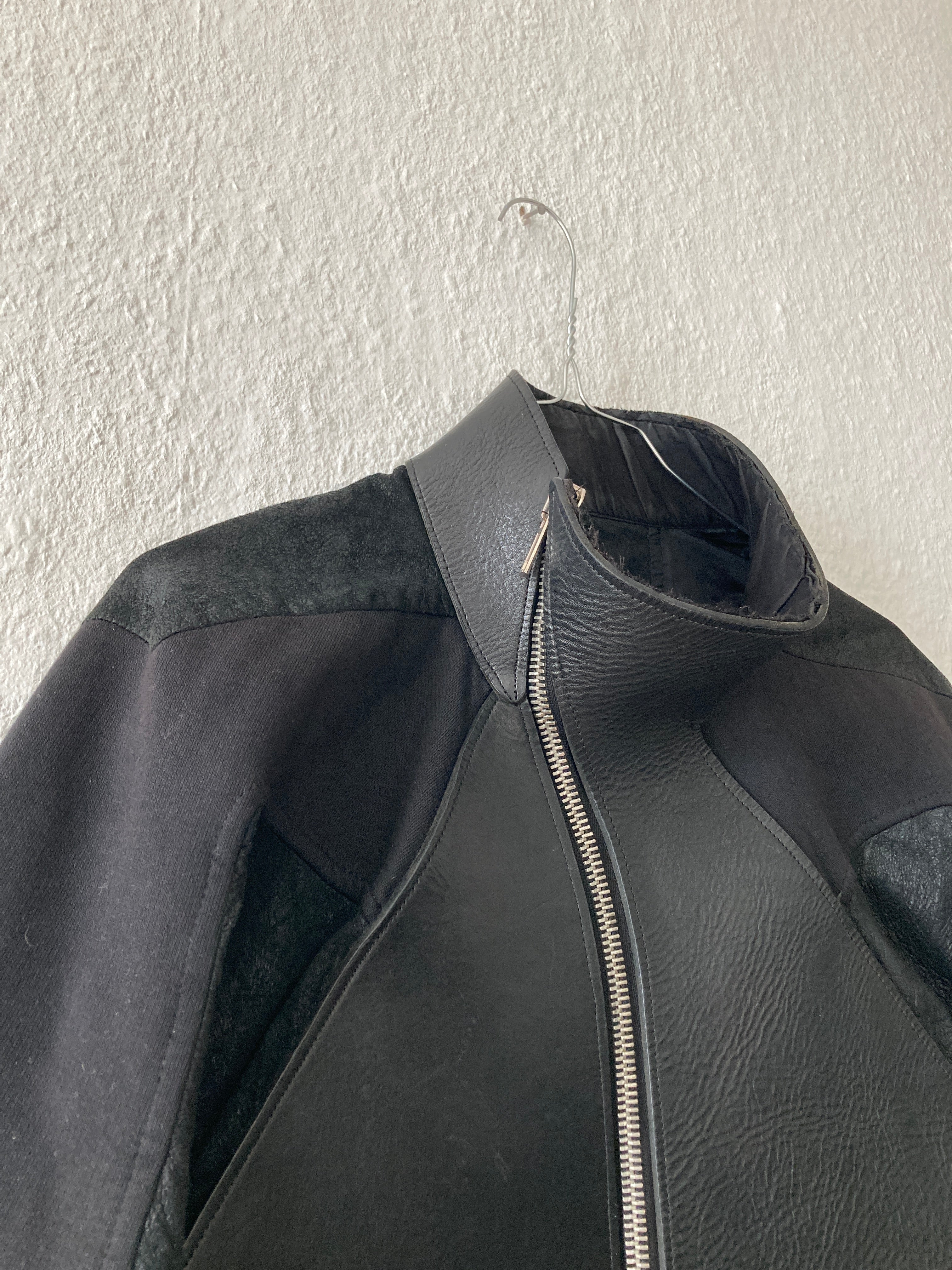 S/S 11 „ANTHEM“ Calf & Blistered Lamb Leather Jacket Rick Owens M