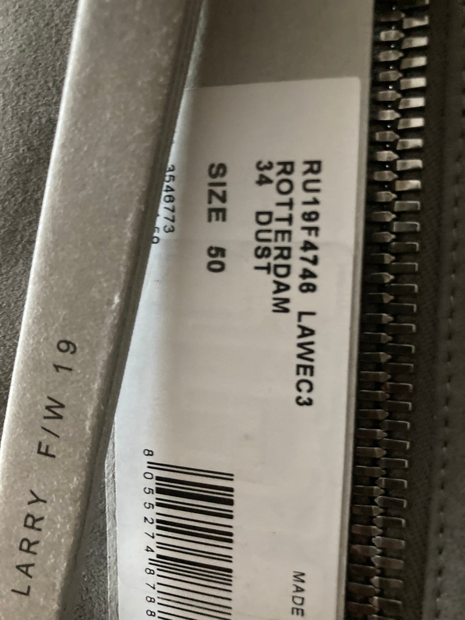 F/W 19 "LARRY" Rotterdam Chain Leather Suede Jacket