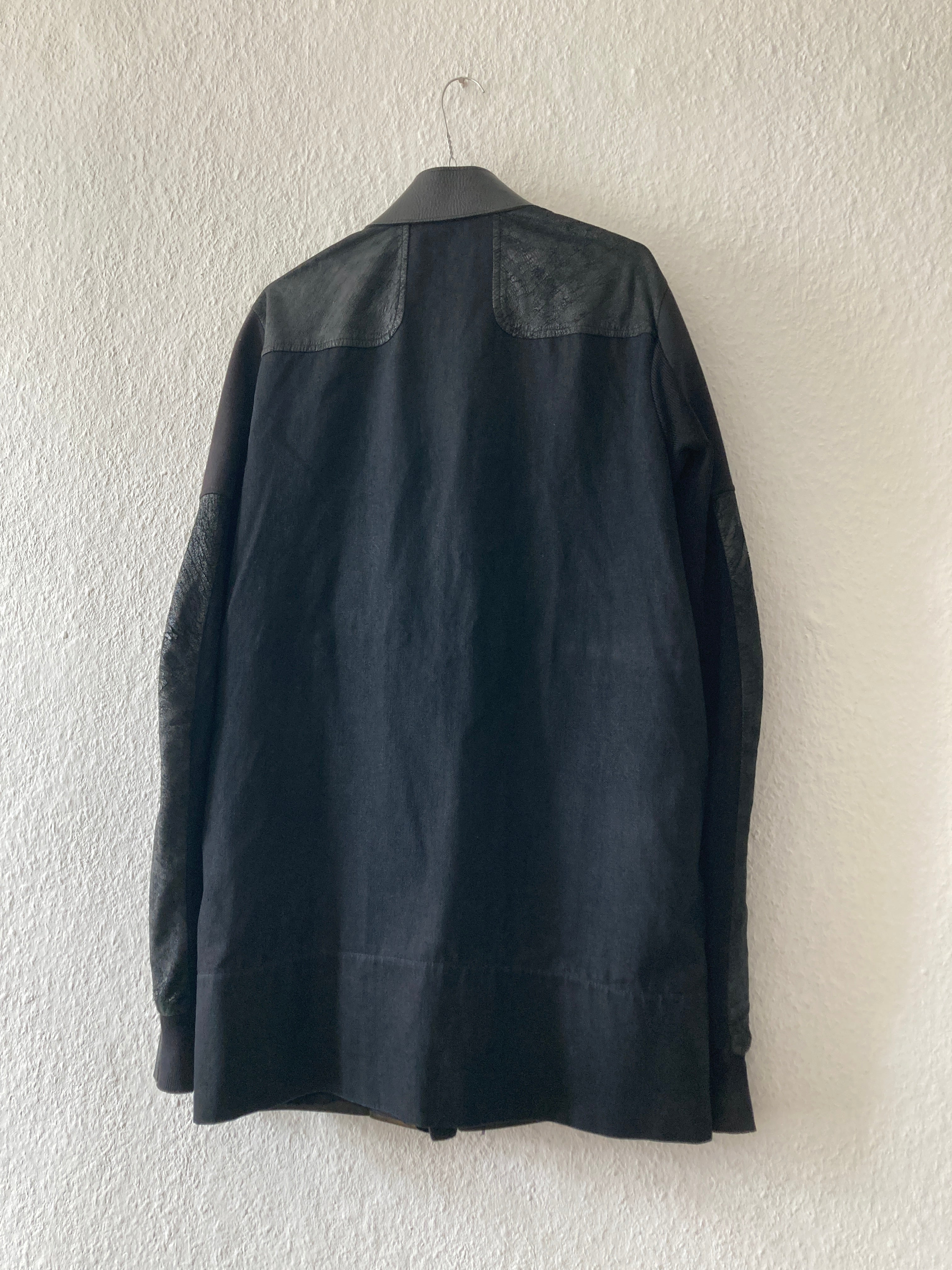 S/S 11 „ANTHEM“ Calf & Blistered Lamb Leather Jacket Rick Owens M