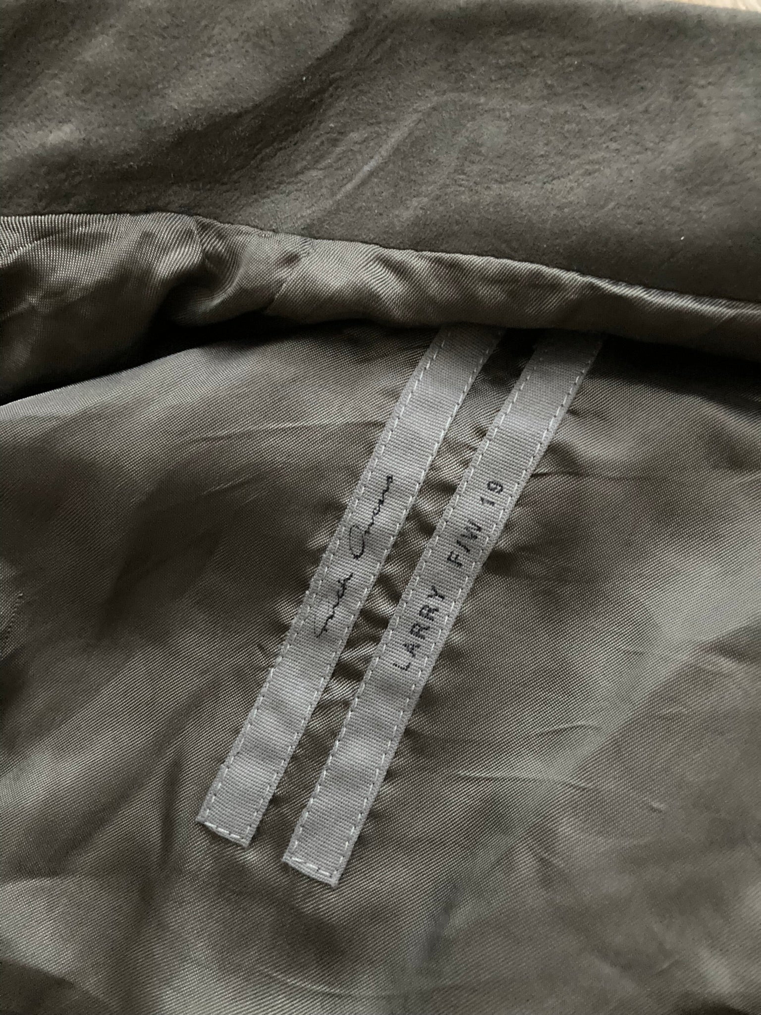 F/W 19 "LARRY" Rotterdam Chain Leather Suede Jacket