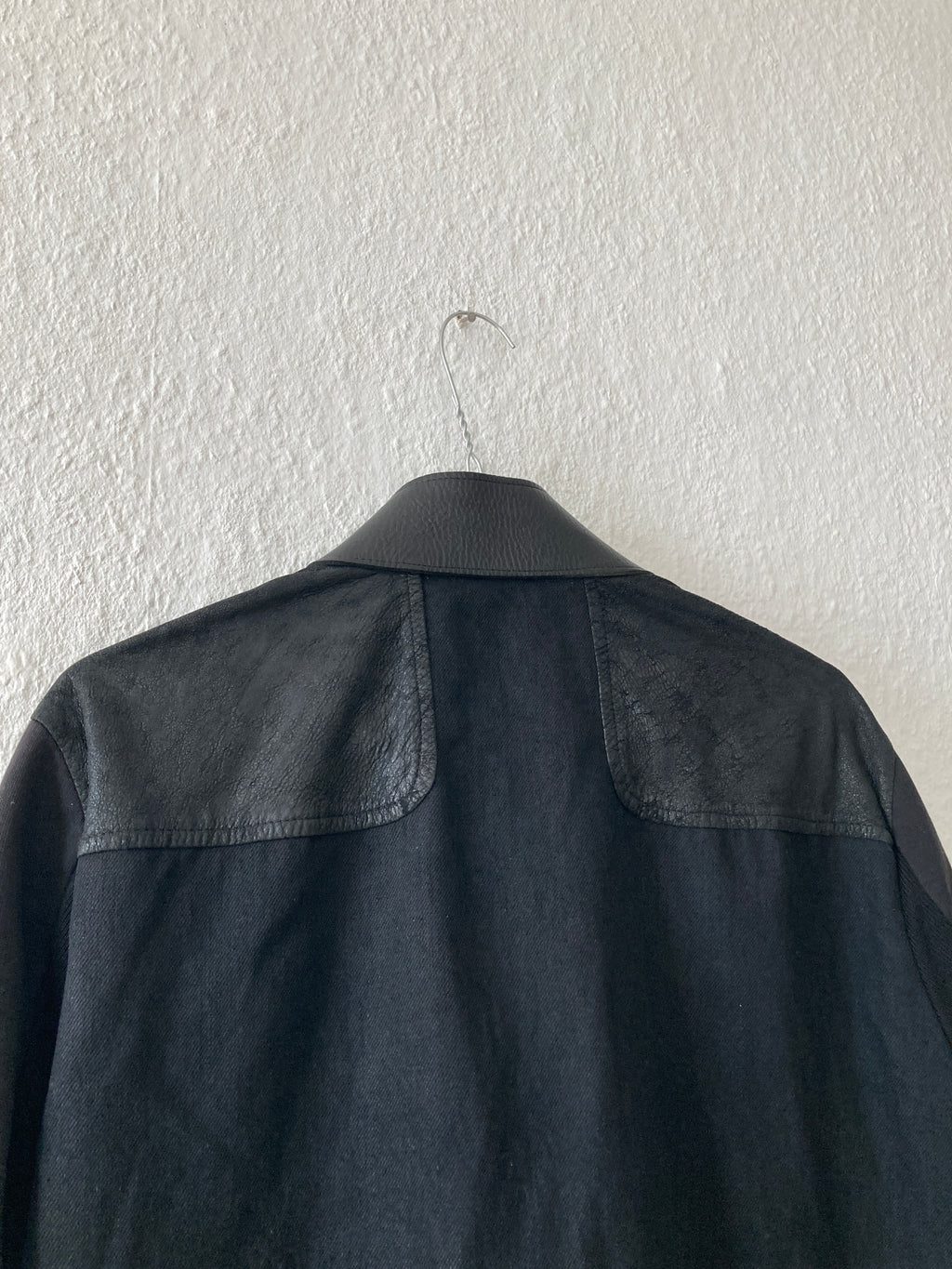 S/S 11 „ANTHEM“ Calf & Blistered Lamb Leather Jacket Rick Owens M