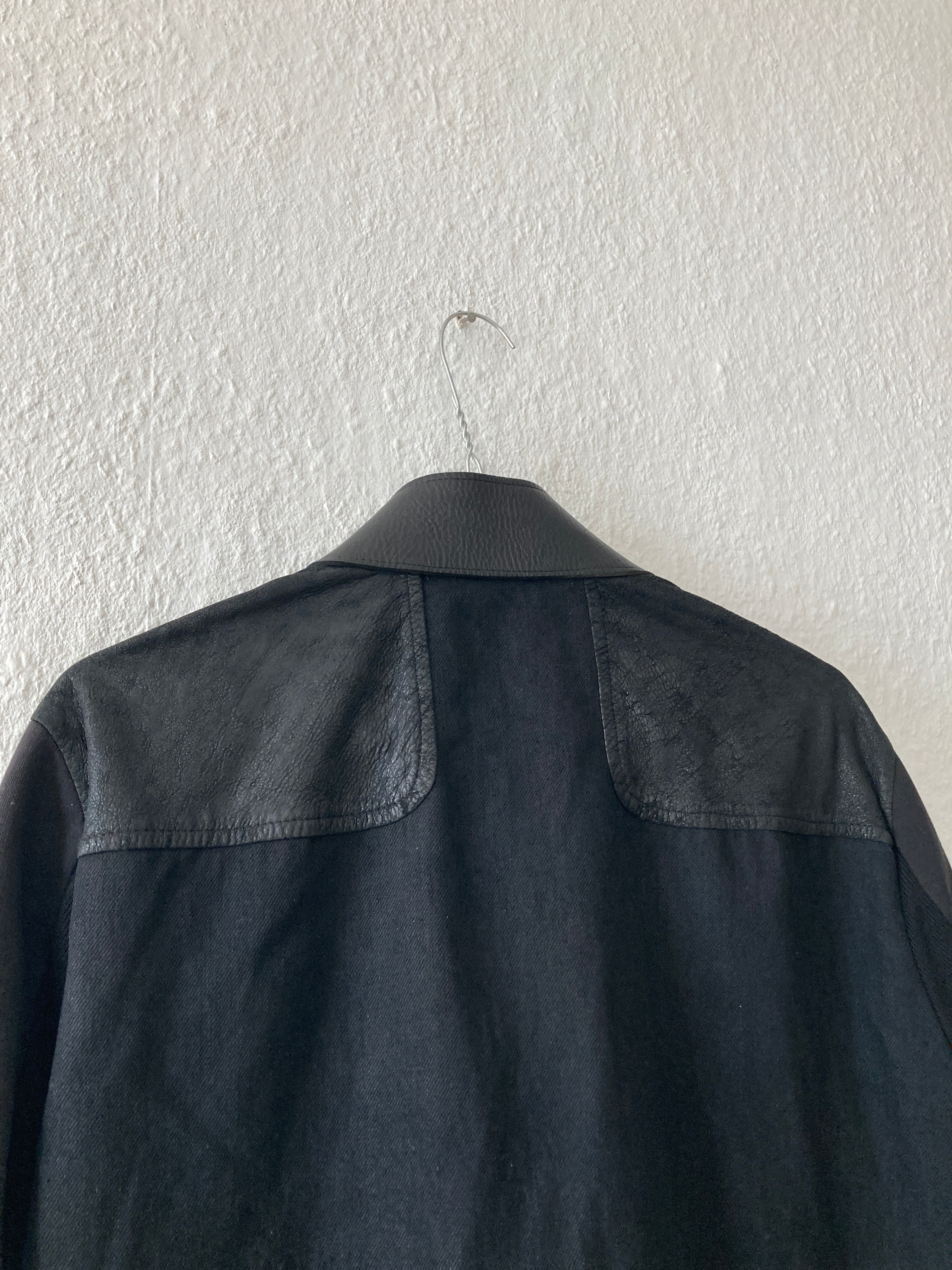 S/S 11 „ANTHEM“ Calf & Blistered Lamb Leather Jacket Rick Owens M