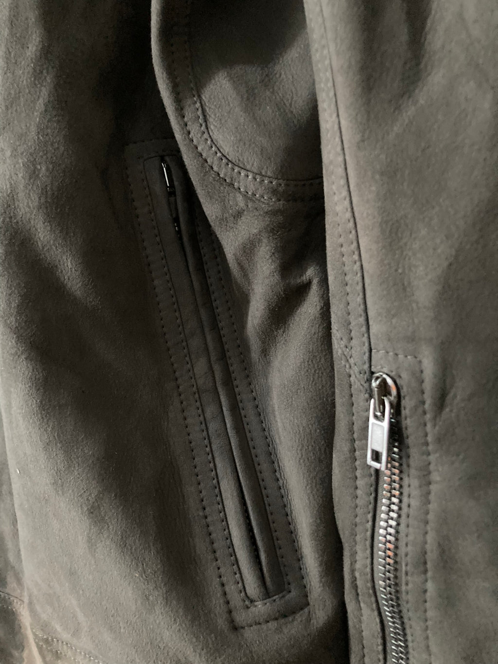 F/W 19 "LARRY" Rotterdam Chain Leather Suede Jacket