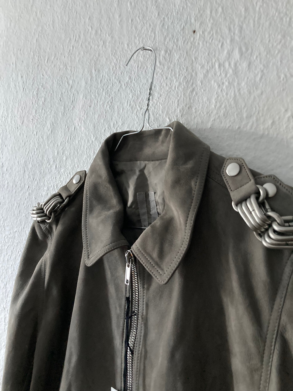 F/W 19 "LARRY" Rotterdam Chain Leather Suede Jacket