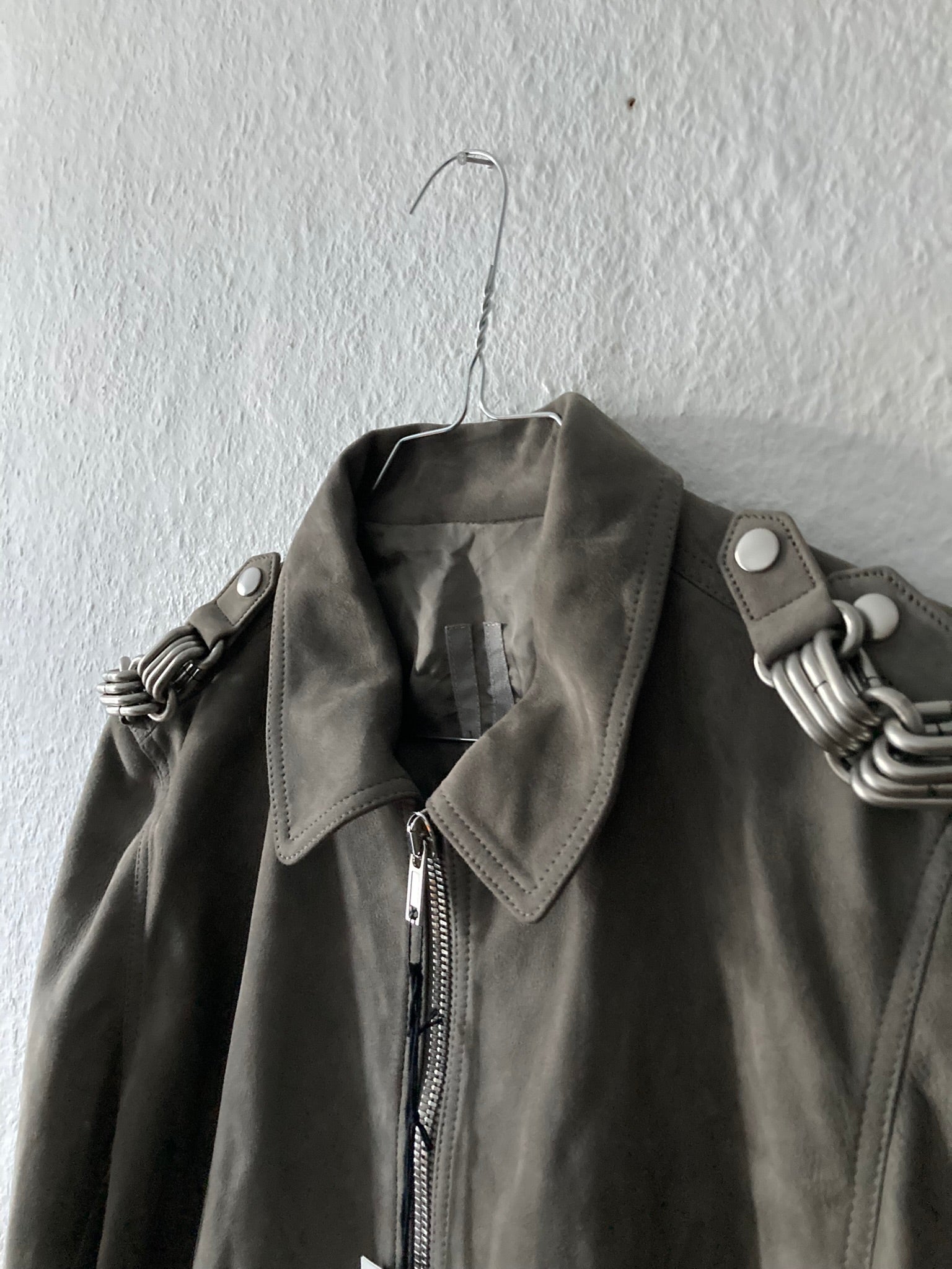 F/W 19 "LARRY" Rotterdam Chain Leather Suede Jacket
