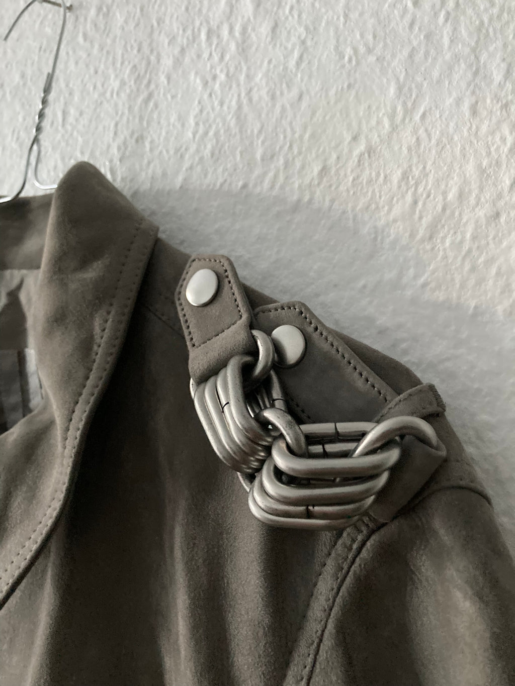 F/W 19 "LARRY" Rotterdam Chain Leather Suede Jacket