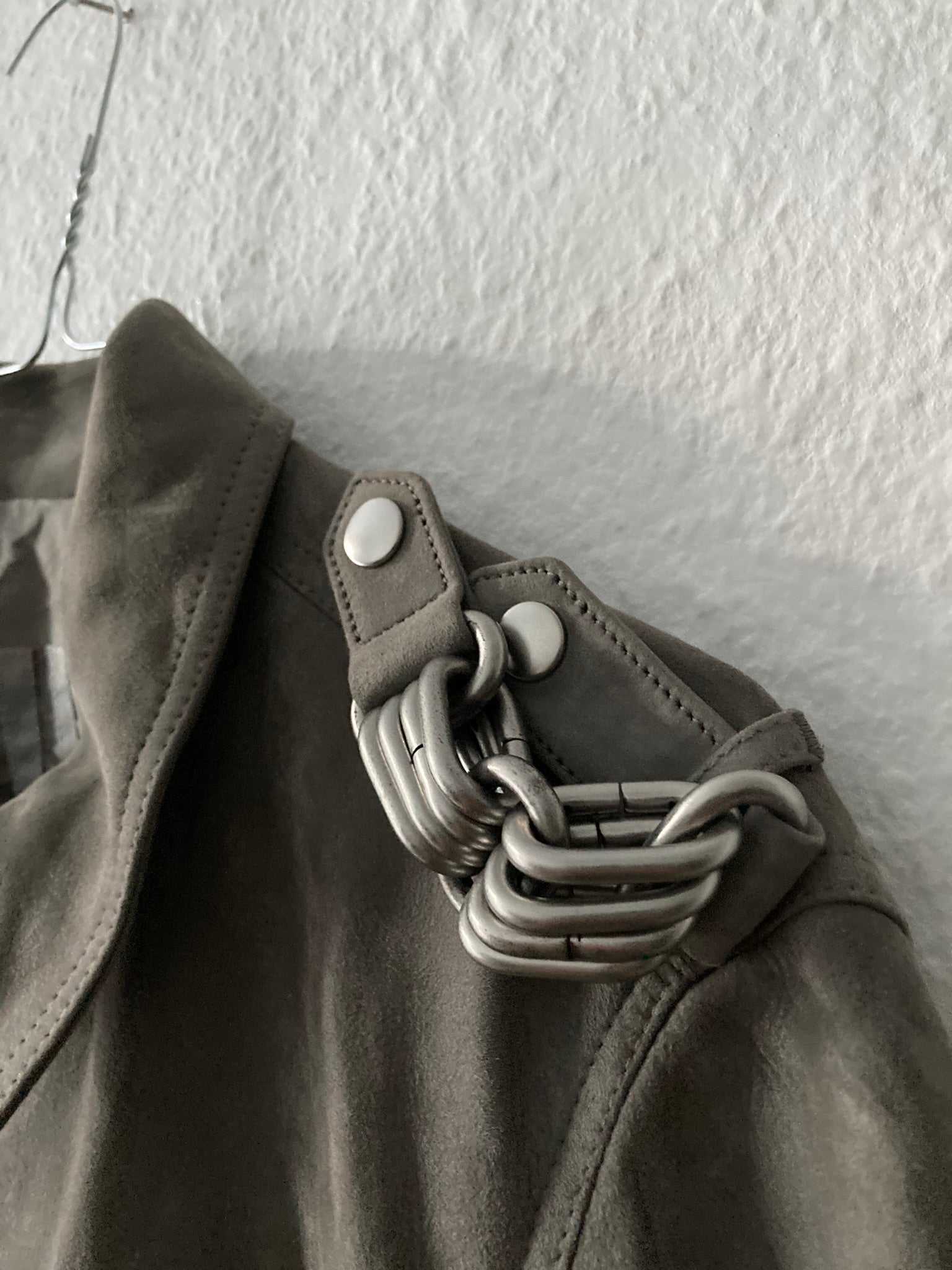 F/W 19 "LARRY" Rotterdam Chain Leather Suede Jacket