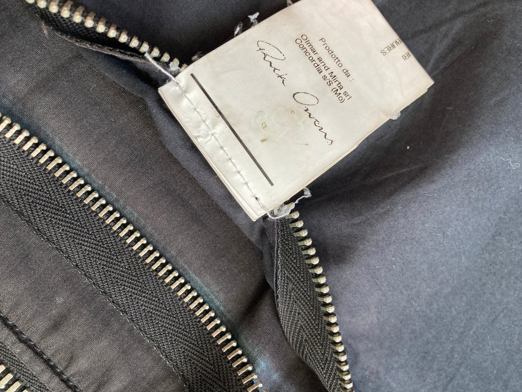 S/S 11 „ANTHEM“ Calf & Blistered Lamb Leather Jacket Rick Owens M