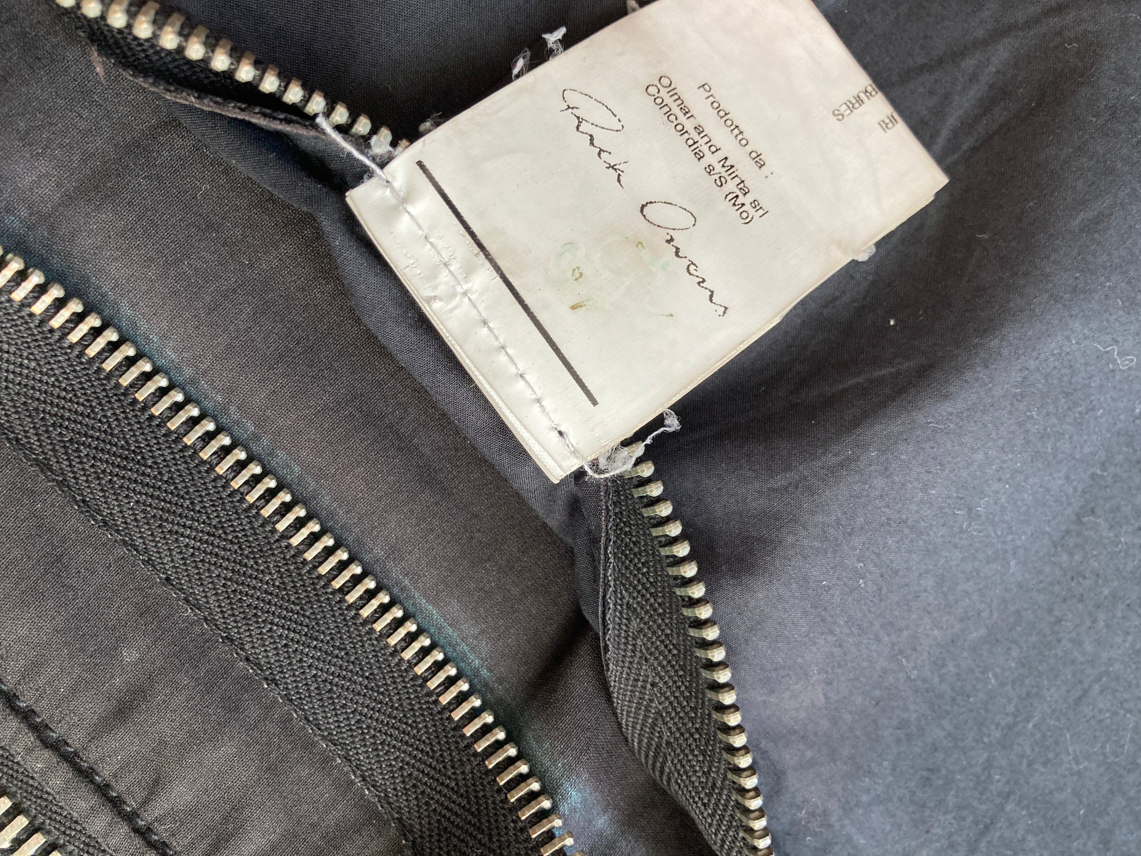 S/S 11 „ANTHEM“ Calf & Blistered Lamb Leather Jacket Rick Owens M