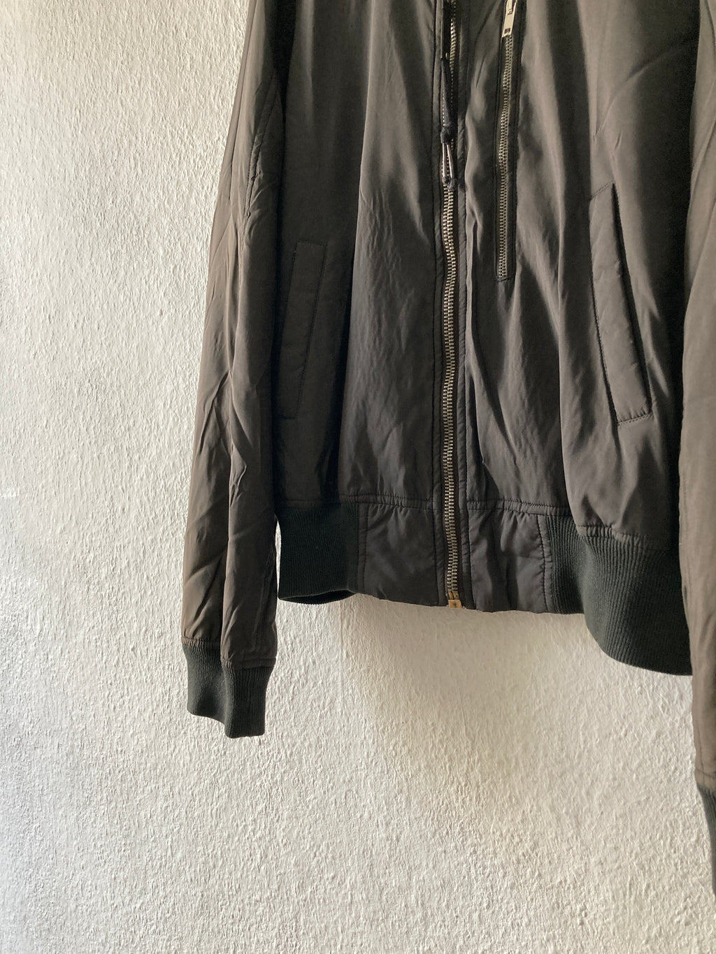 S/S 05 "SCORPIO" Runway Silk & Polyester Bomber Jacket Rick Owens XL