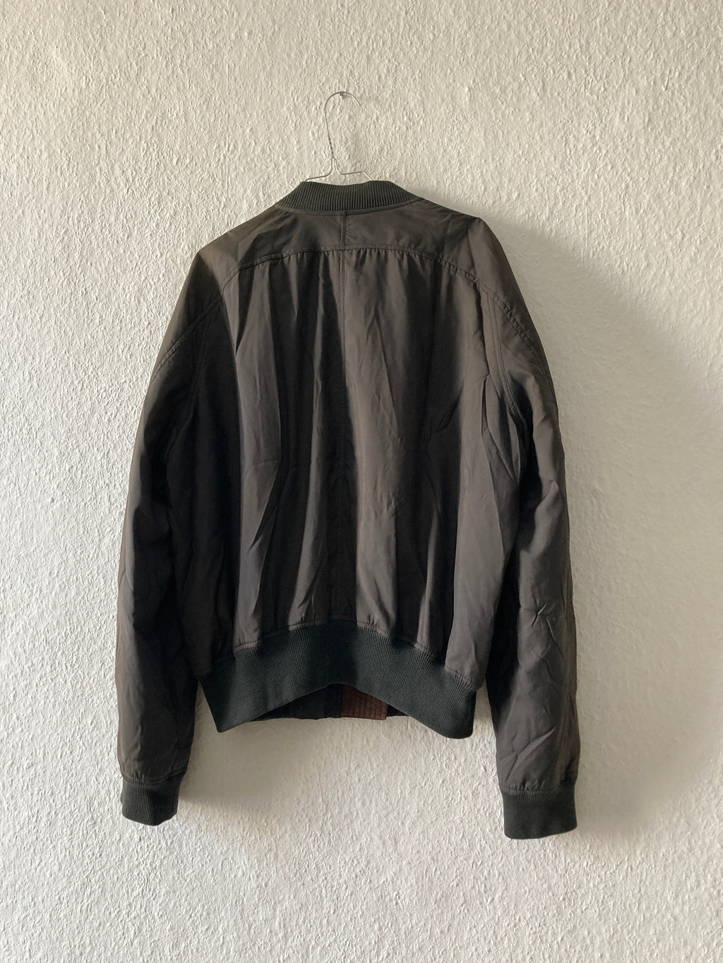 S/S 05 "SCORPIO" Runway Silk & Polyester Bomber Jacket Rick Owens XL