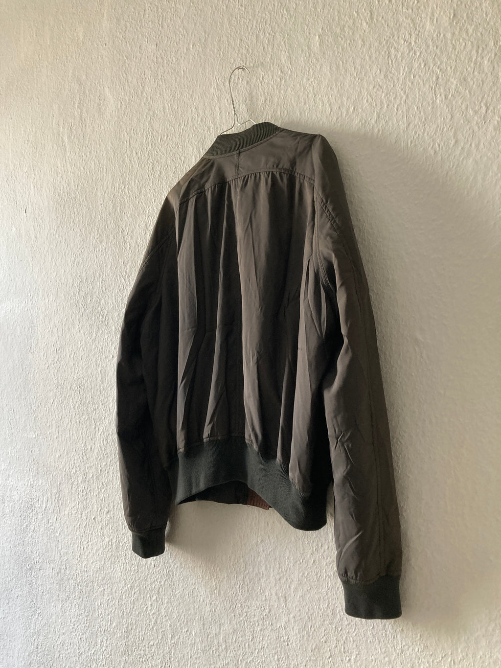 S/S 05 "SCORPIO" Runway Silk & Polyester Bomber Jacket Rick Owens XL