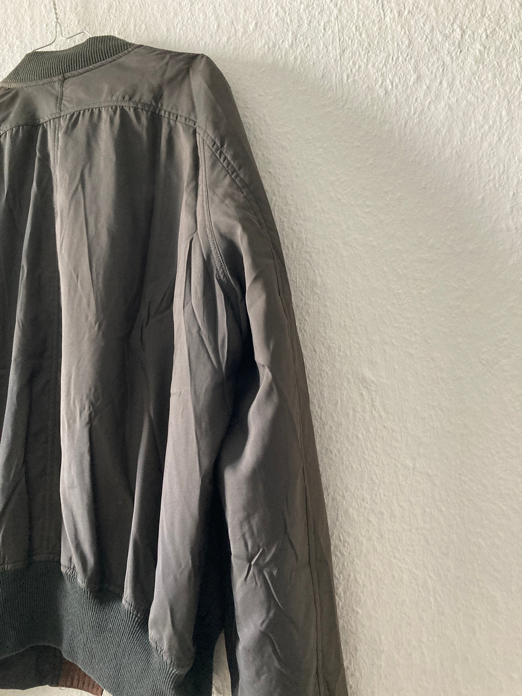 S/S 05 "SCORPIO" Runway Silk & Polyester Bomber Jacket Rick Owens XL