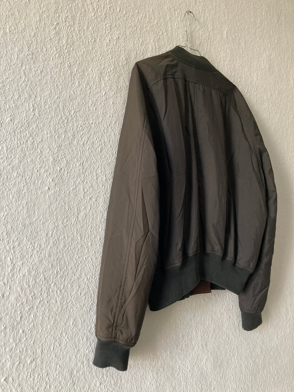 S/S 05 "SCORPIO" Runway Silk & Polyester Bomber Jacket Rick Owens XL