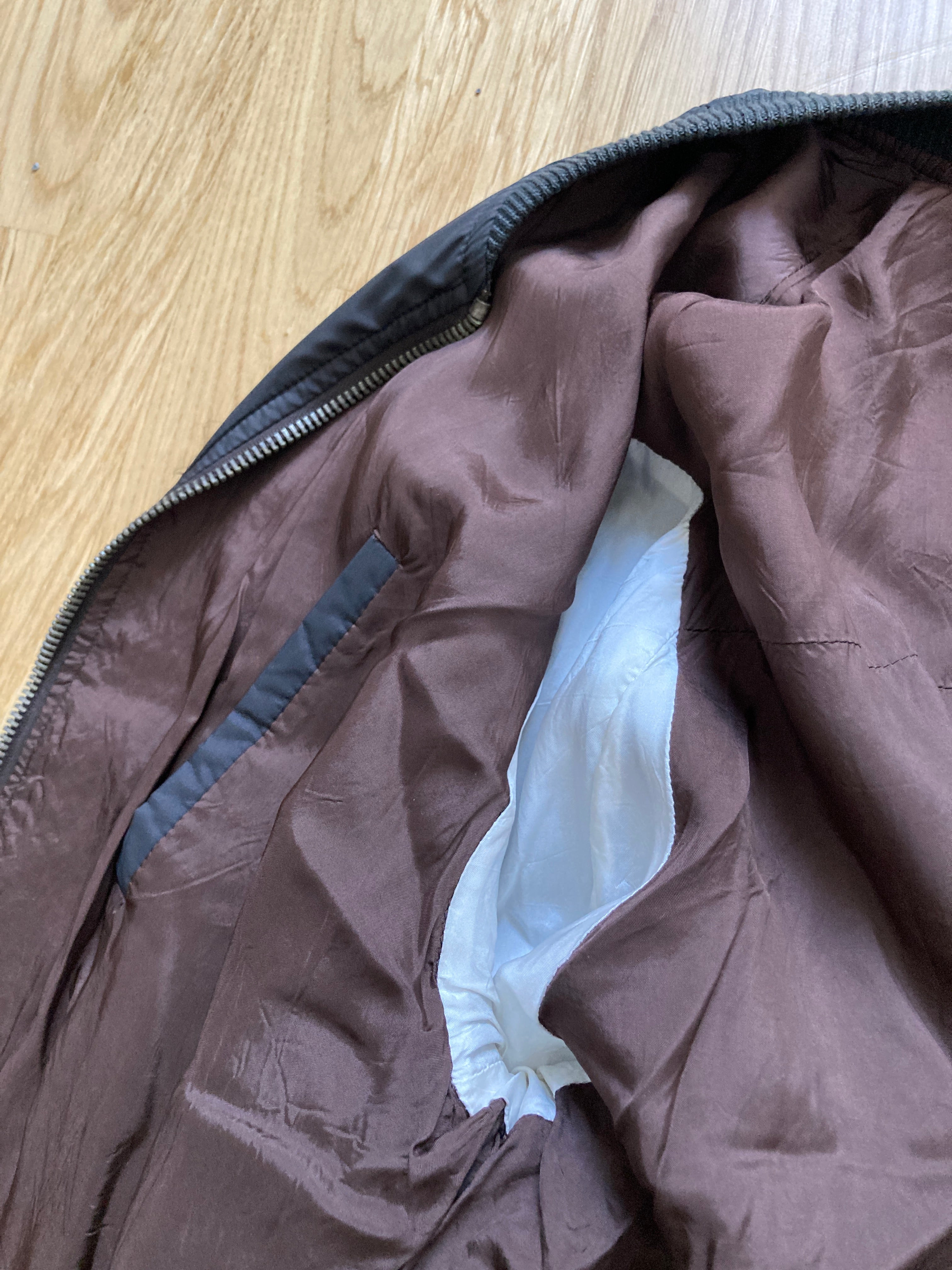 S/S 05 "SCORPIO" Runway Silk & Polyester Bomber Jacket Rick Owens XL