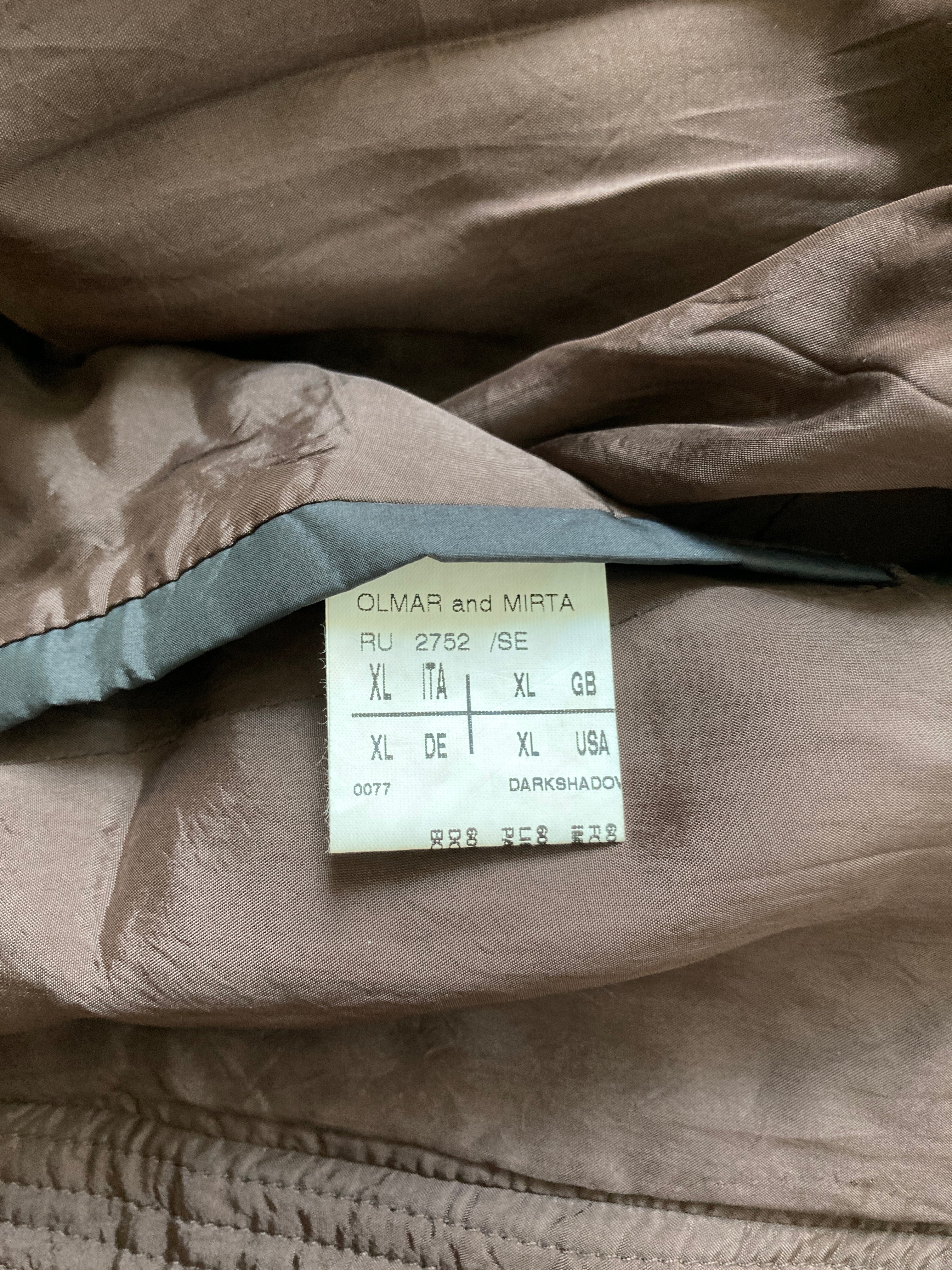 S/S 05 "SCORPIO" Runway Silk & Polyester Bomber Jacket Rick Owens XL