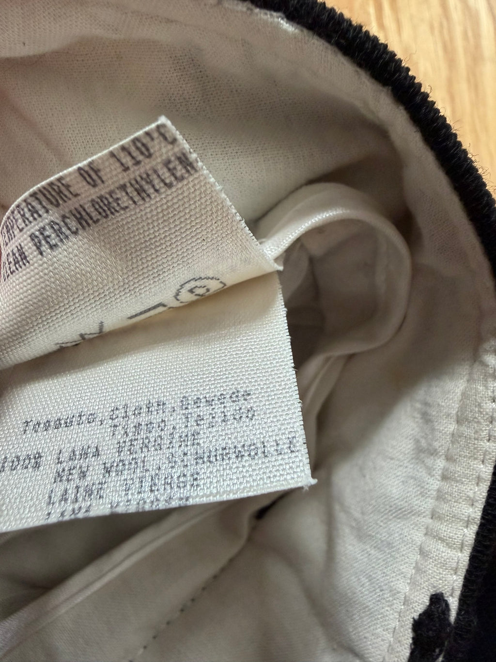 F/W 02 "SPARROWS" Straight-Leg Wool Pants Rick Owens