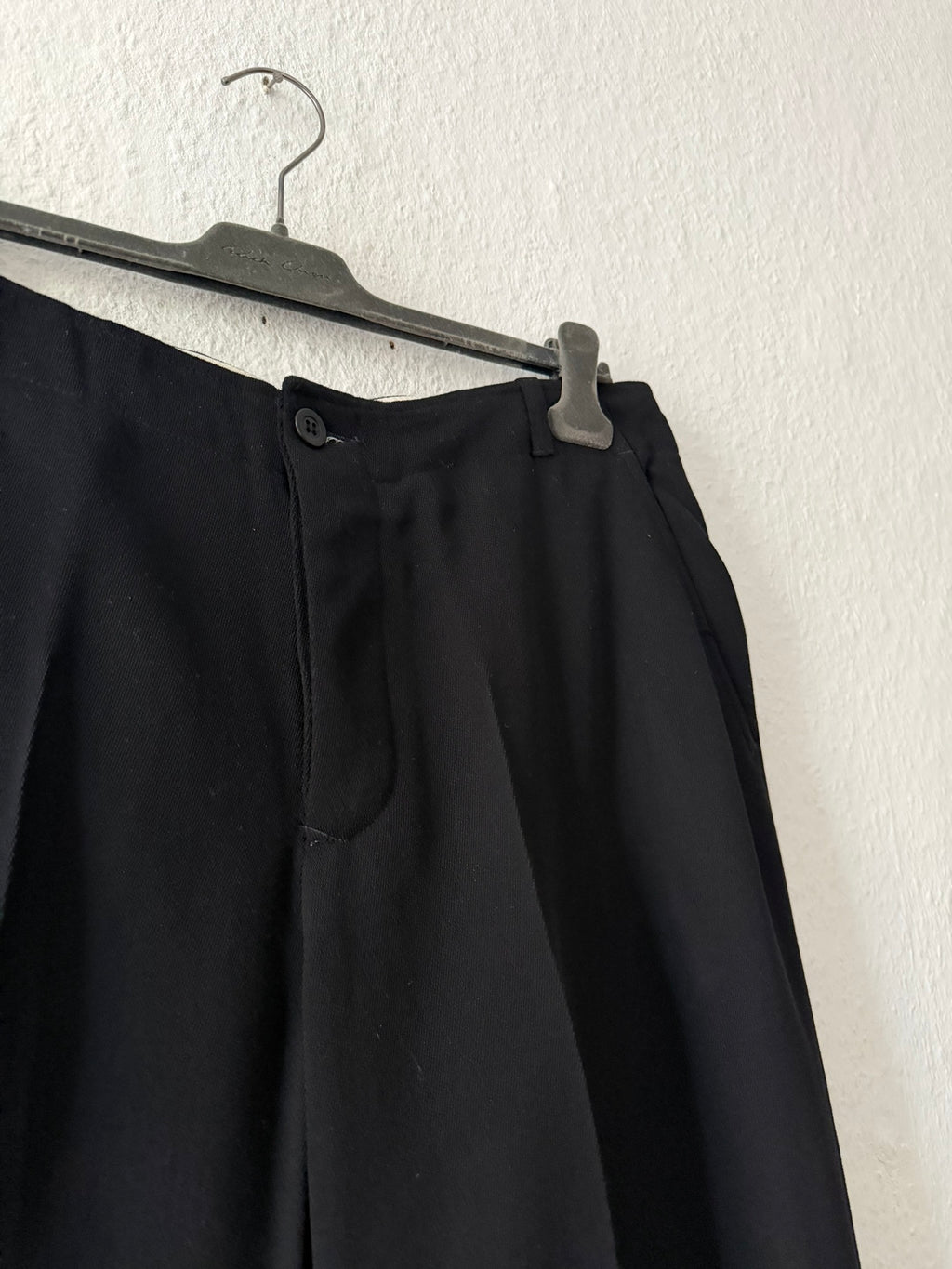 F/W 02 "SPARROWS" Straight-Leg Wool Pants Rick Owens