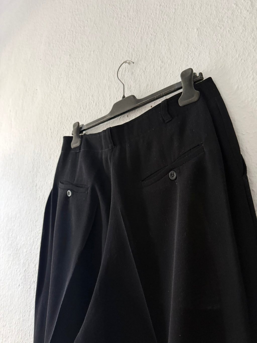 F/W 02 "SPARROWS" Straight-Leg Wool Pants Rick Owens