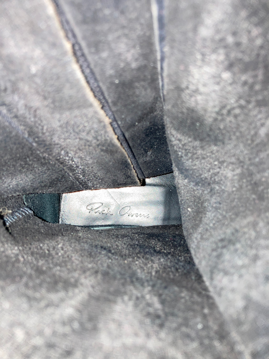 S/S 14 "VICIOUS" Laceless Leather Ramones Rick Owens IT44