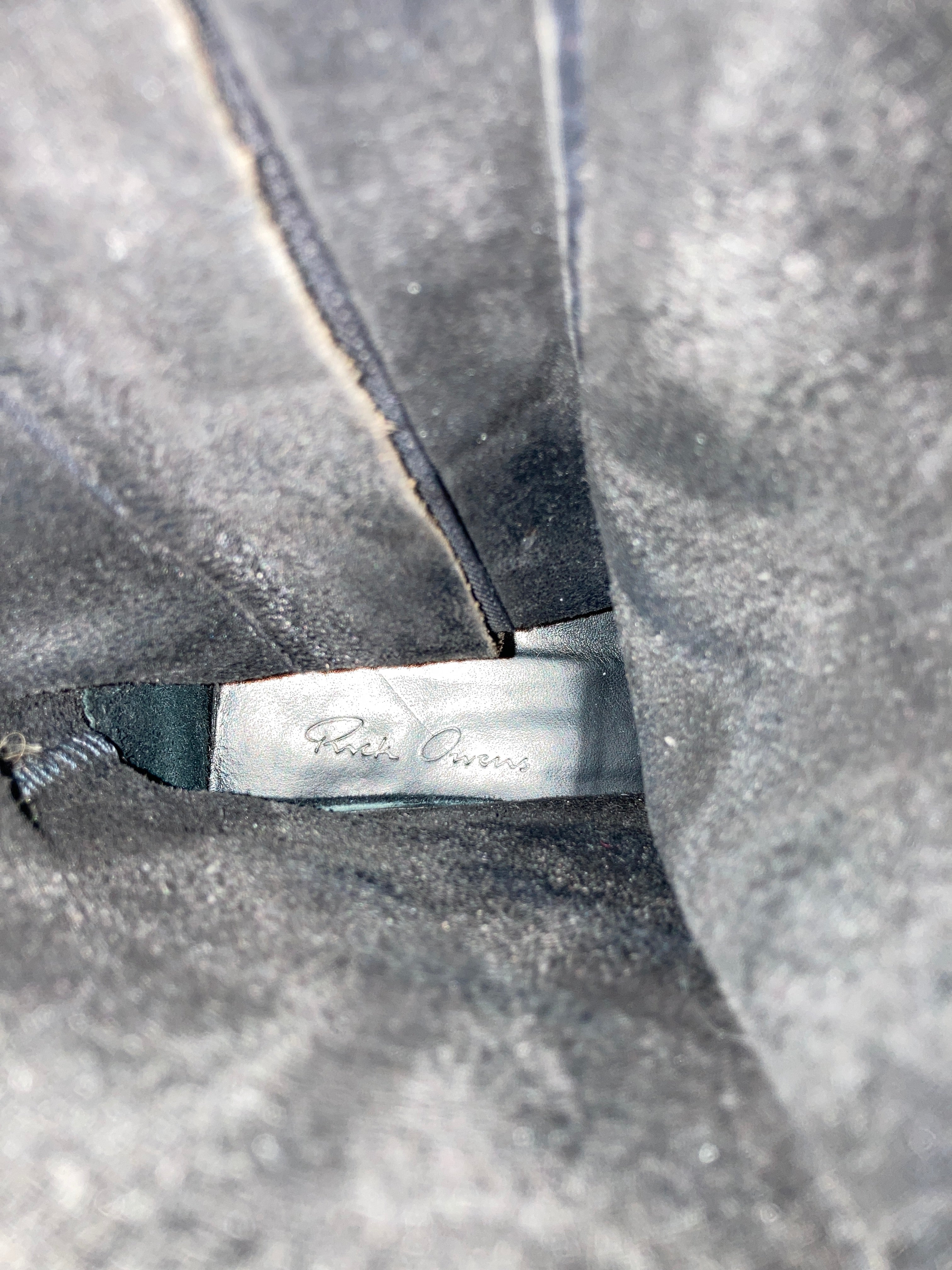 S/S 14 "VICIOUS" Laceless Leather Ramones Rick Owens IT44