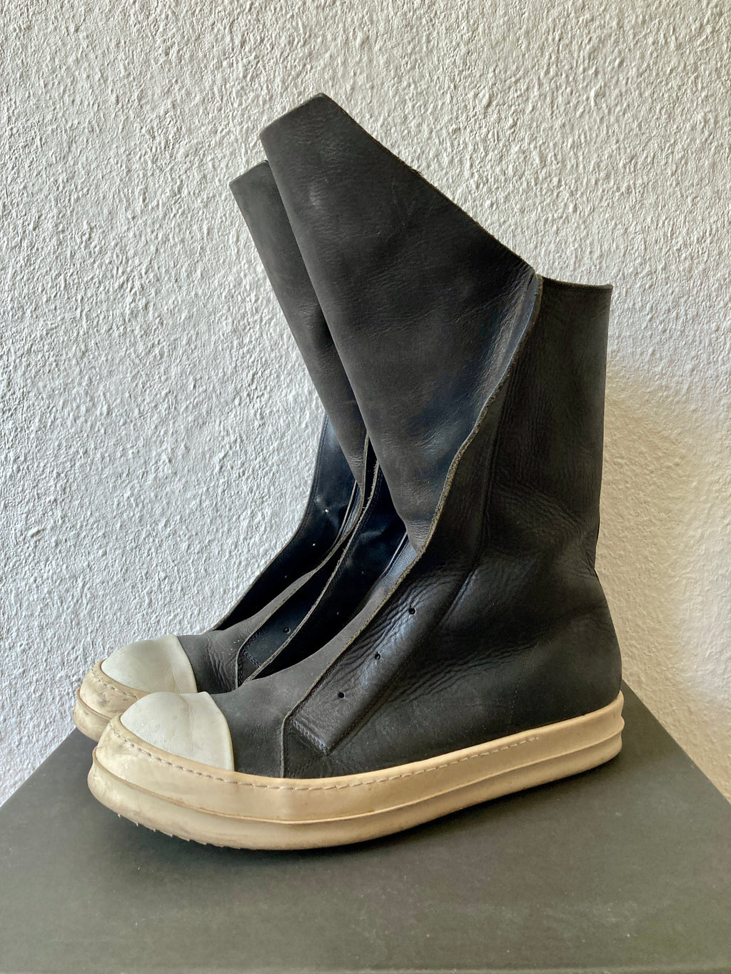 S/S 14 "VICIOUS" Laceless Leather Ramones Rick Owens IT44