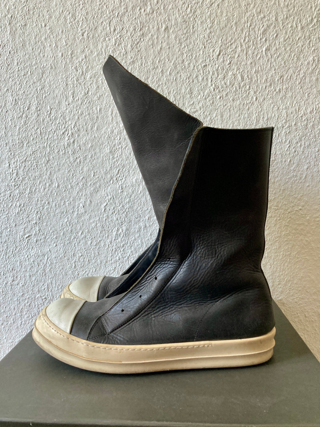 S/S 14 "VICIOUS" Laceless Leather Ramones Rick Owens IT44