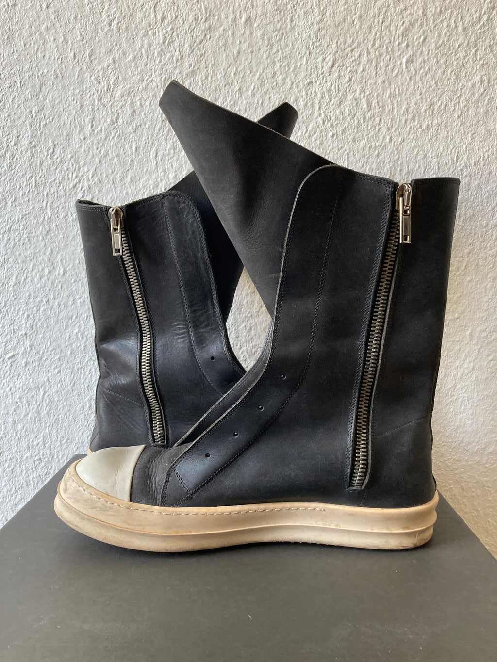 S/S 14 "VICIOUS" Laceless Leather Ramones Rick Owens IT44