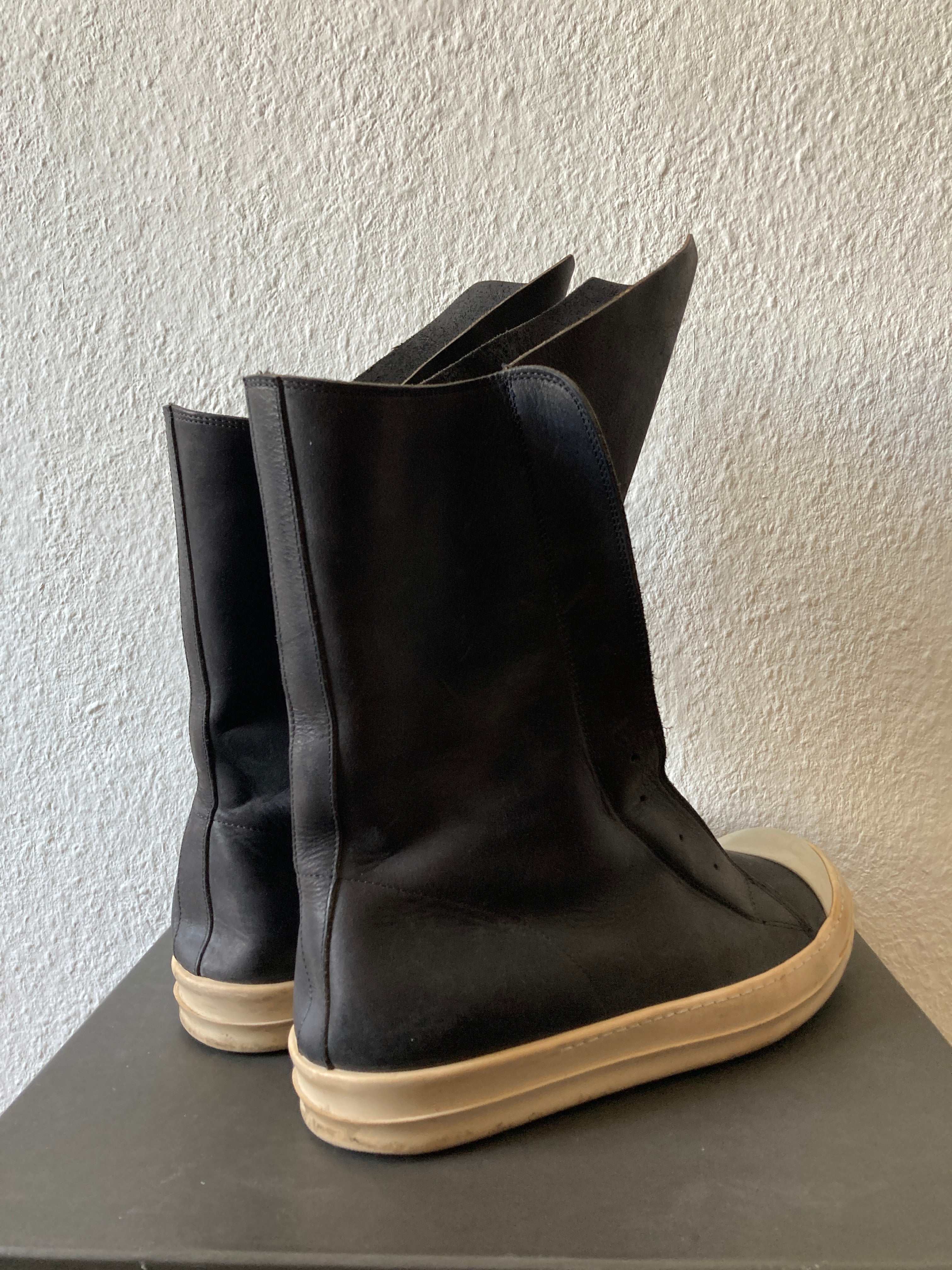 S/S 14 "VICIOUS" Laceless Leather Ramones Rick Owens IT44