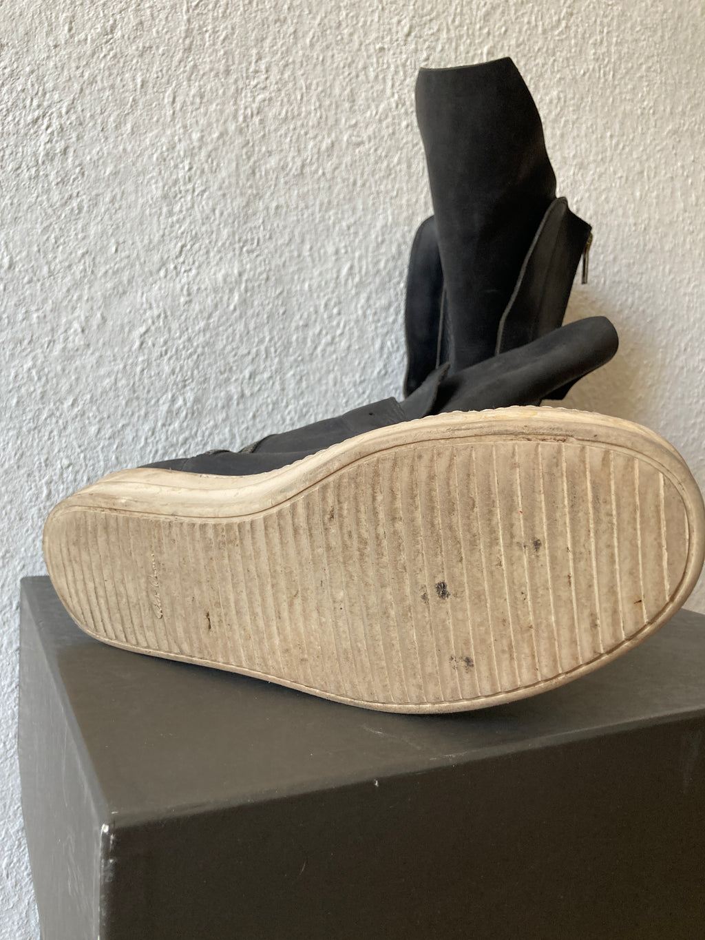 S/S 14 "VICIOUS" Laceless Leather Ramones Rick Owens IT44