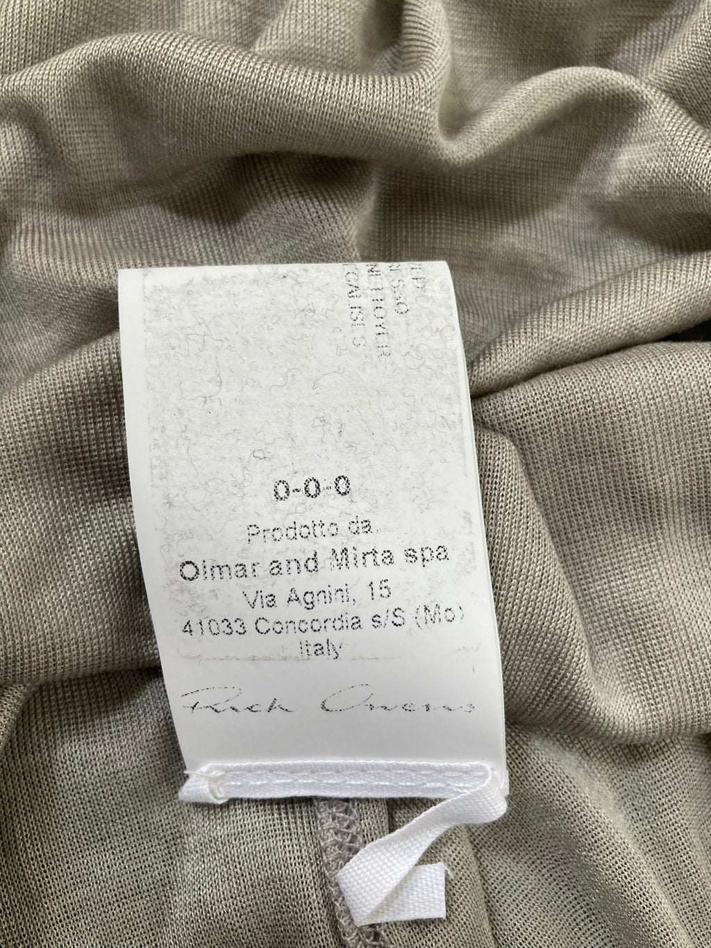 F/W 15 "SPHINX" Sample Silk Longsleeve Nil T-Shirt