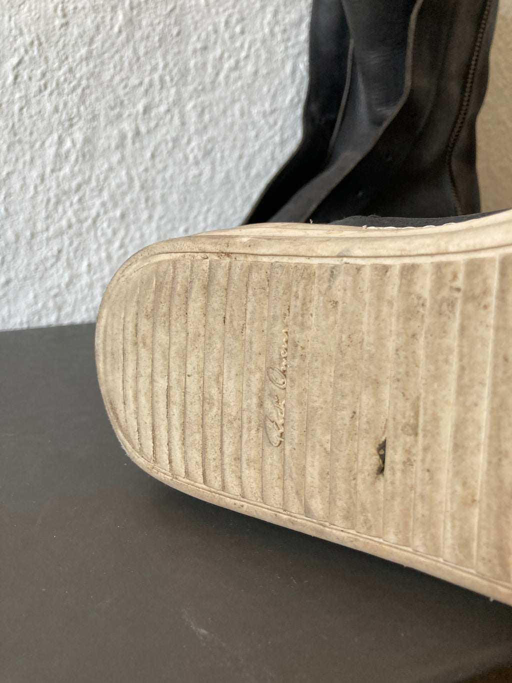 S/S 14 "VICIOUS" Laceless Leather Ramones Rick Owens IT44