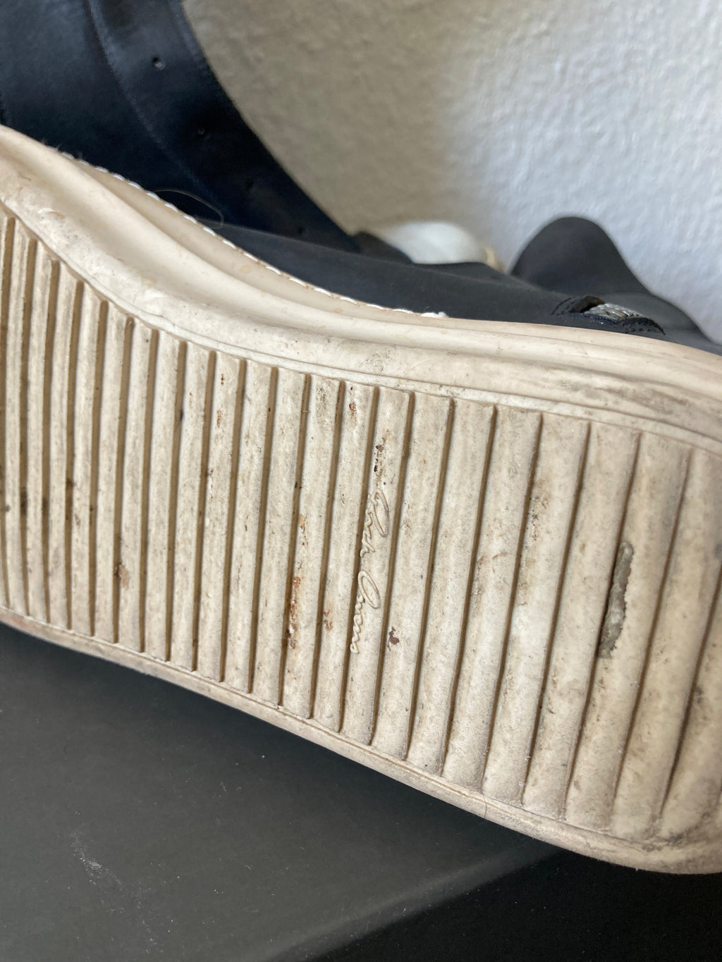 S/S 14 "VICIOUS" Laceless Leather Ramones Rick Owens IT44