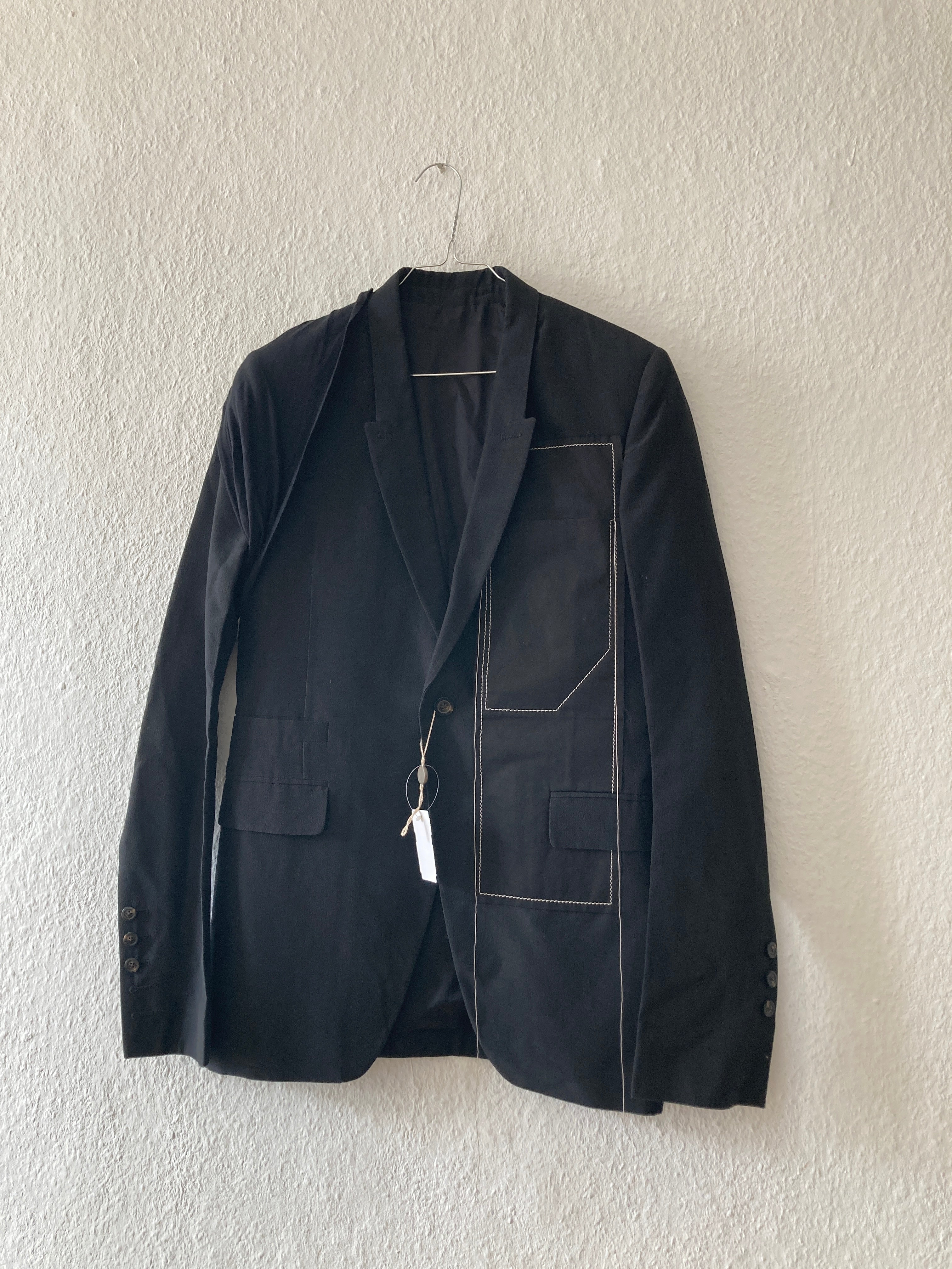 S/S 19 "BABEL" Black New Soft Blazer in Silk/Viscose/Cotton IT50/M
