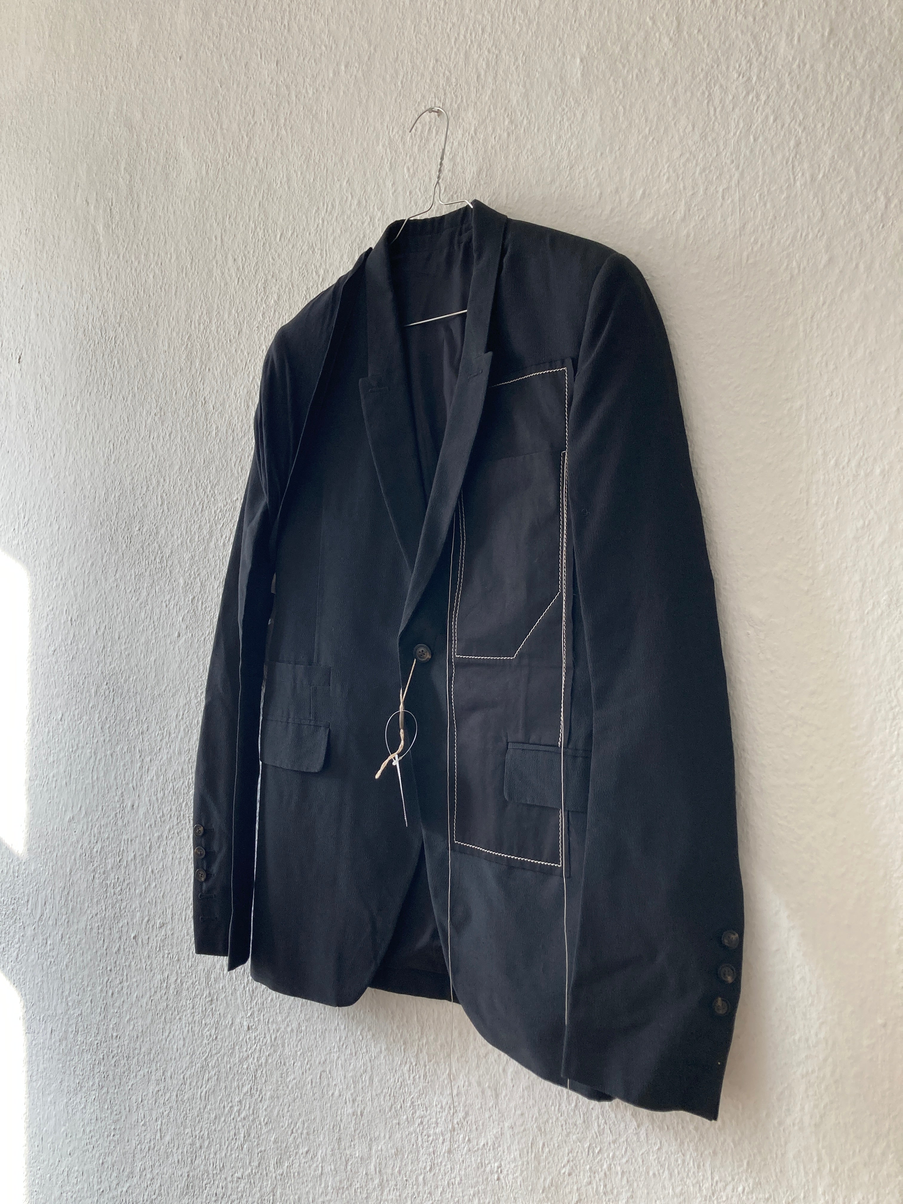 S/S 19 "BABEL" Black New Soft Blazer in Silk/Viscose/Cotton IT50/M