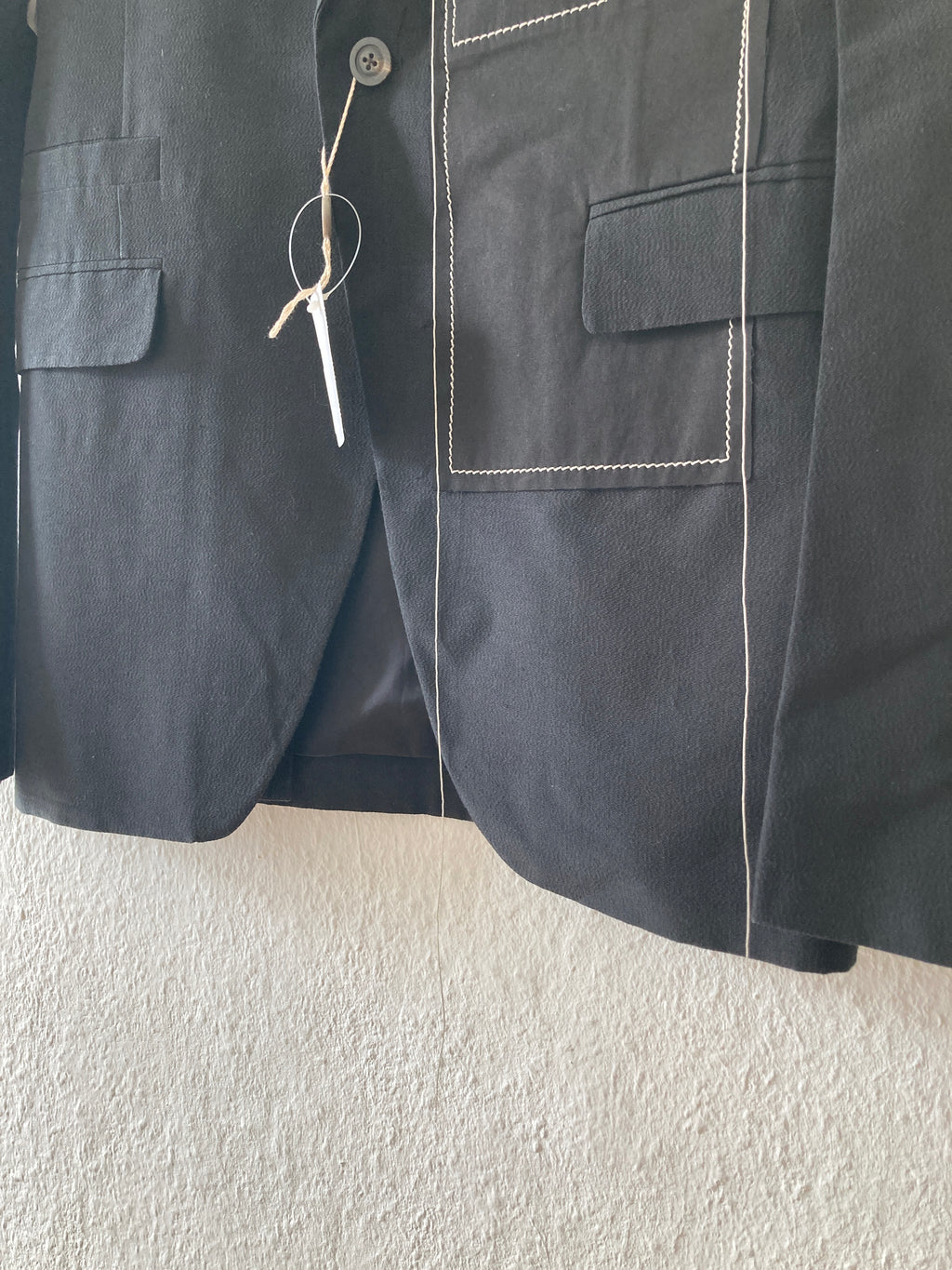 S/S 19 "BABEL" Black New Soft Blazer in Silk/Viscose/Cotton IT50/M