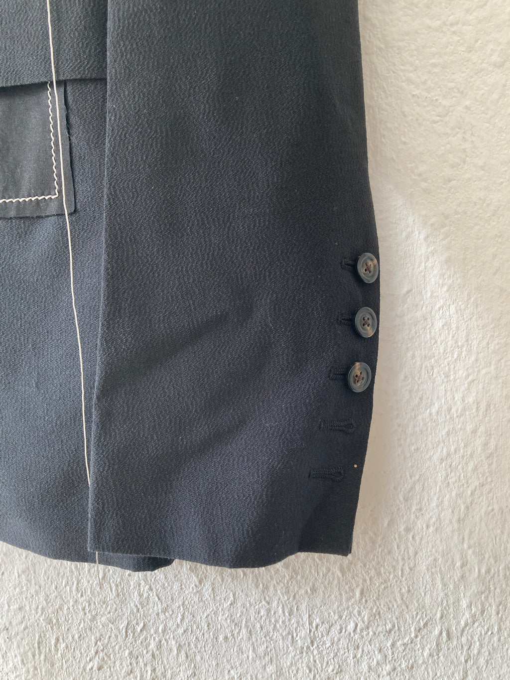 S/S 19 "BABEL" Black New Soft Blazer in Silk/Viscose/Cotton IT50/M