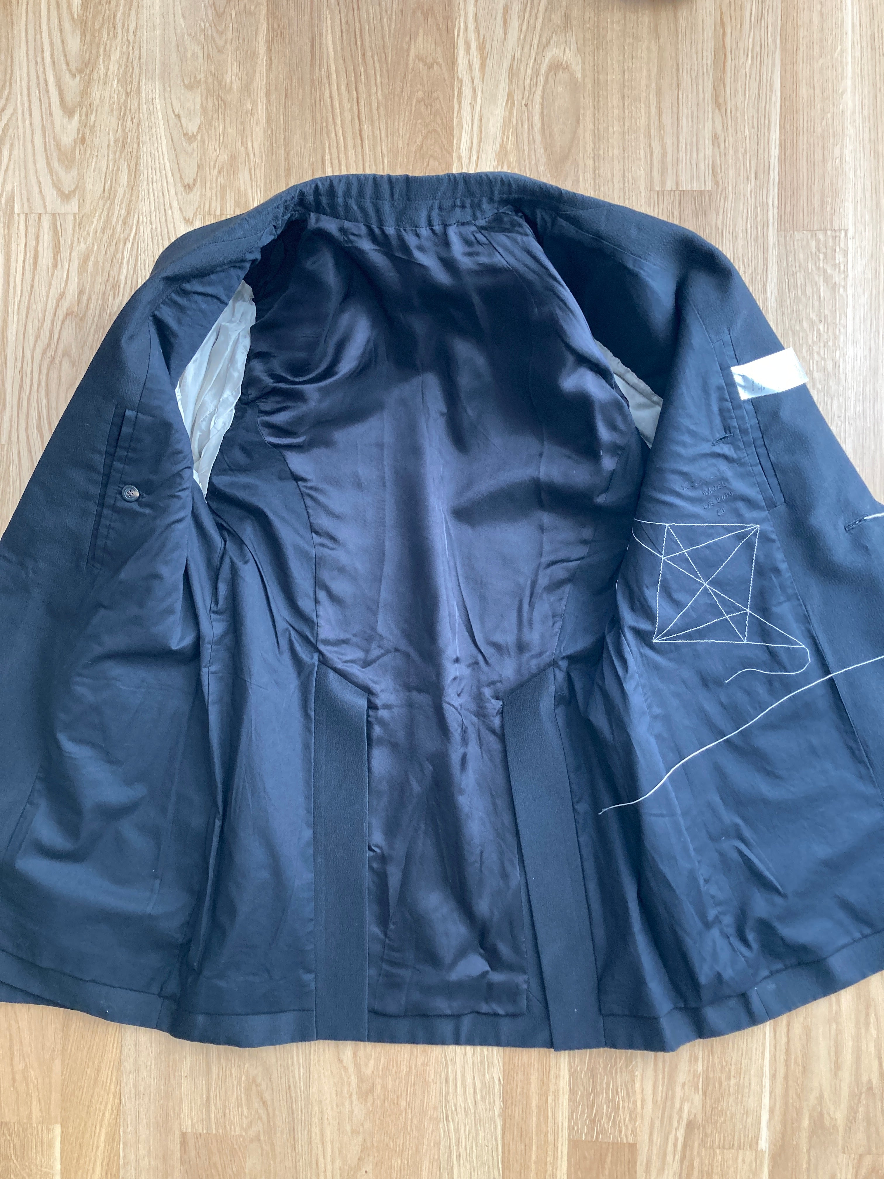 S/S 19 "BABEL" Black New Soft Blazer in Silk/Viscose/Cotton IT50/M