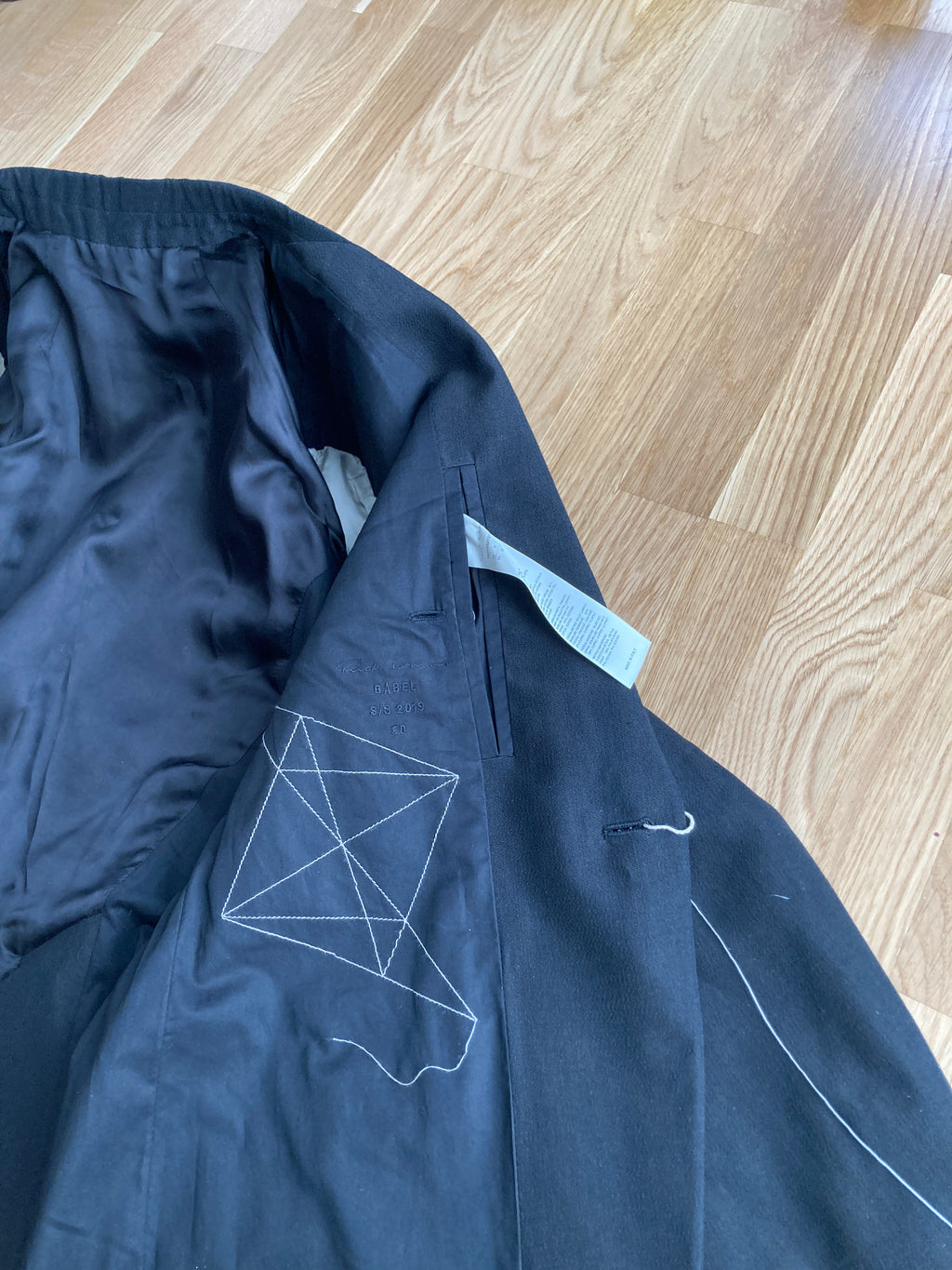 S/S 19 "BABEL" Black New Soft Blazer in Silk/Viscose/Cotton IT50/M