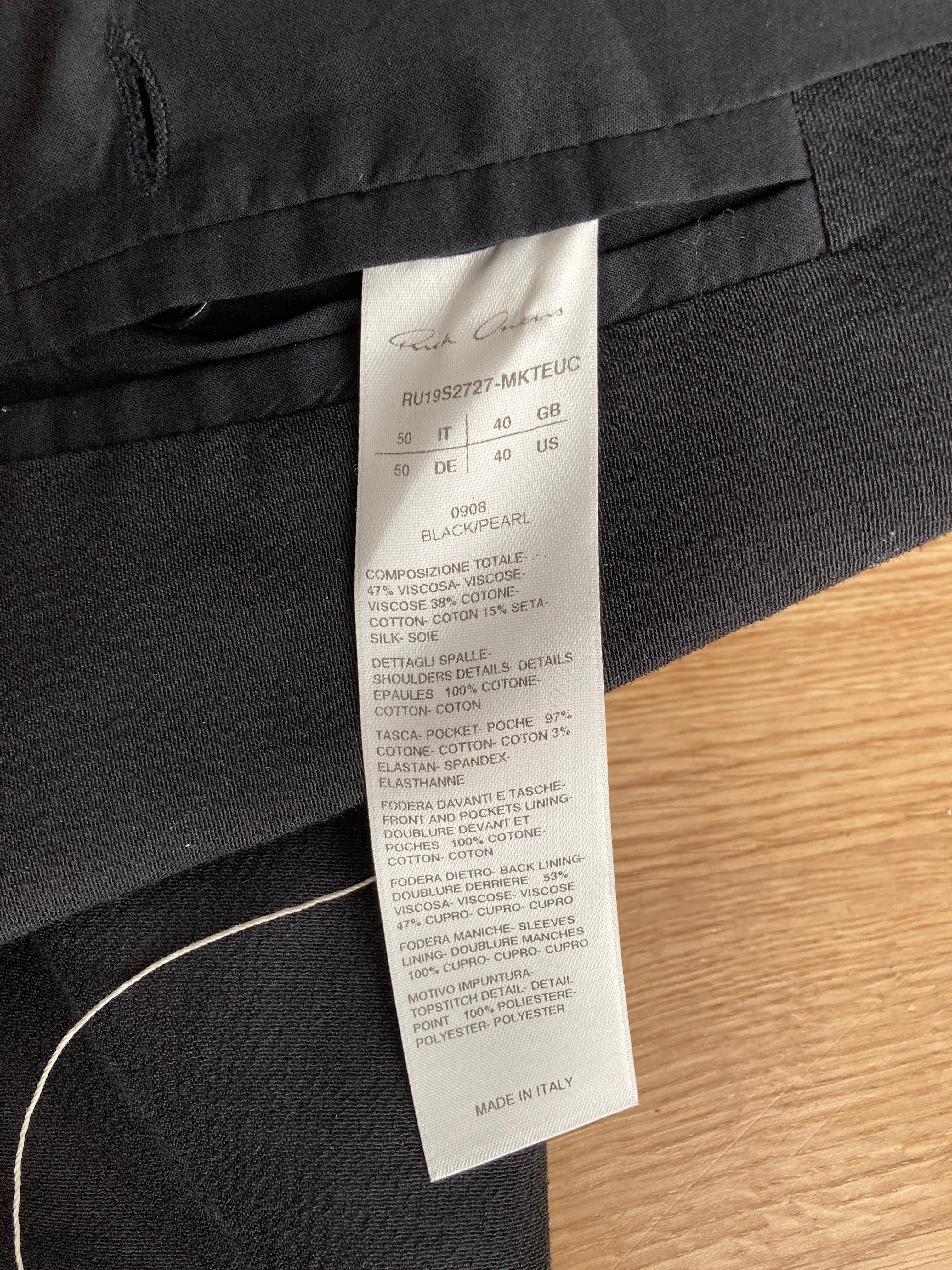 S/S 19 "BABEL" Black New Soft Blazer in Silk/Viscose/Cotton IT50/M