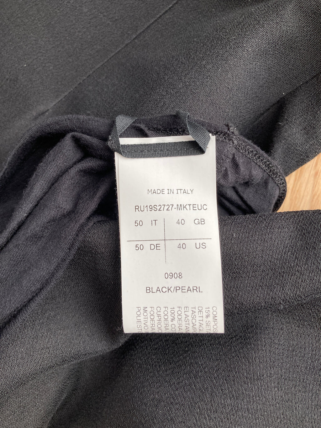 S/S 19 "BABEL" Black New Soft Blazer in Silk/Viscose/Cotton IT50/M