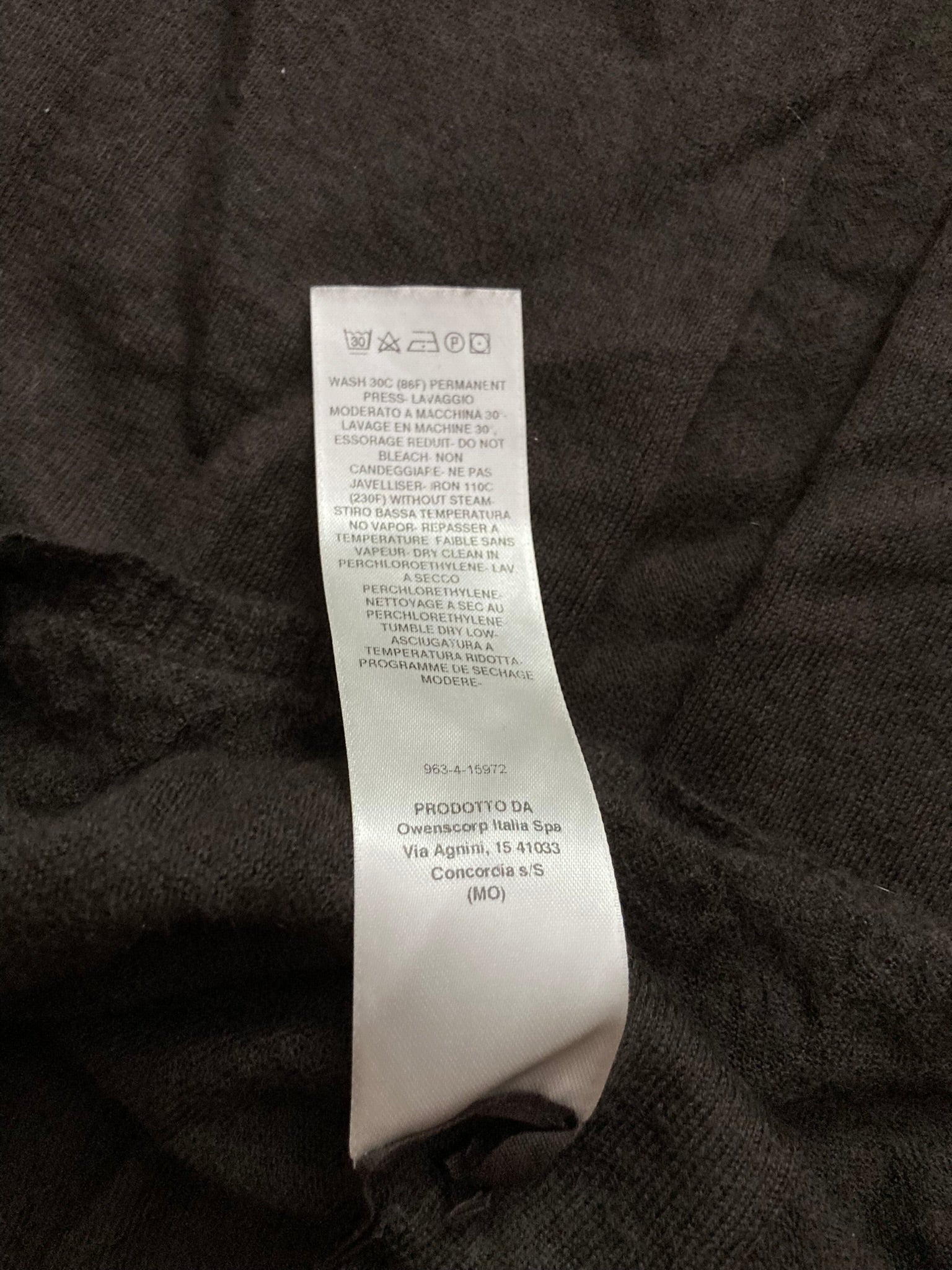 F/W 20 „PERFORMA“ Cashmere Hoodie in Brown Size L