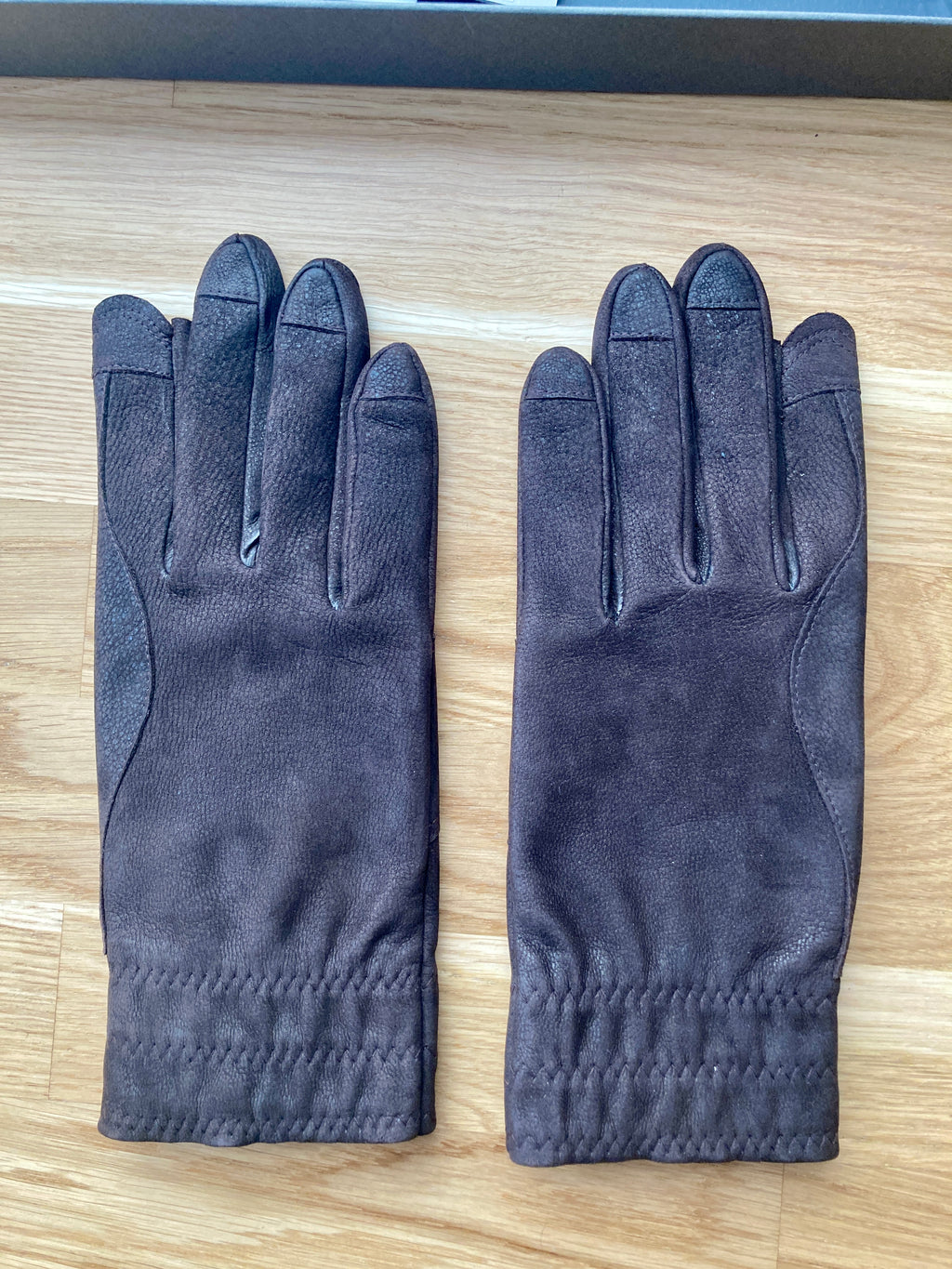 F/W 16 "MASTODON" Runway Goat Leather Gloves w. Silk Lining Rick Owens